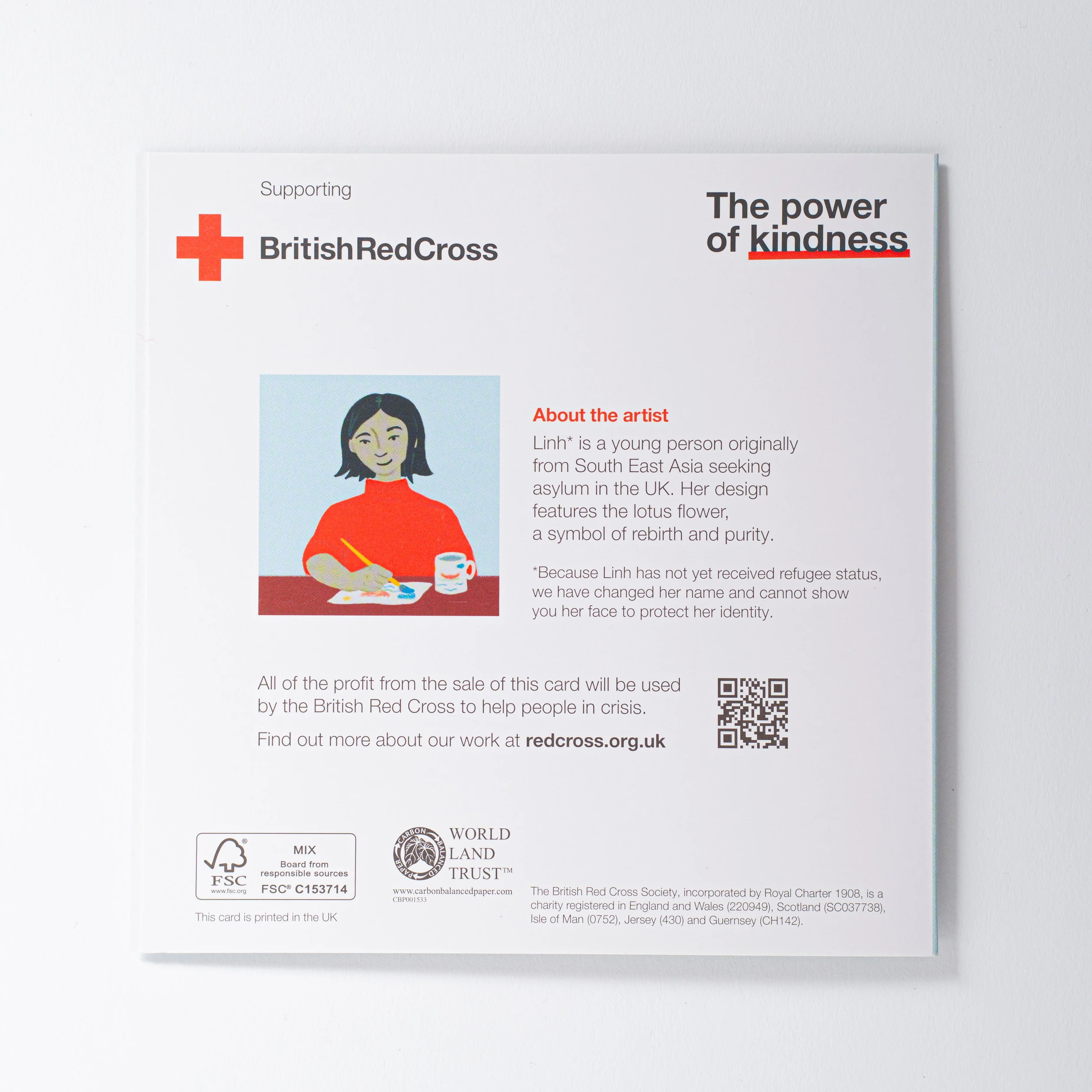 Designed by Refugees Assorted Greeting Cards Multi Pack Set of 6 - Image 7