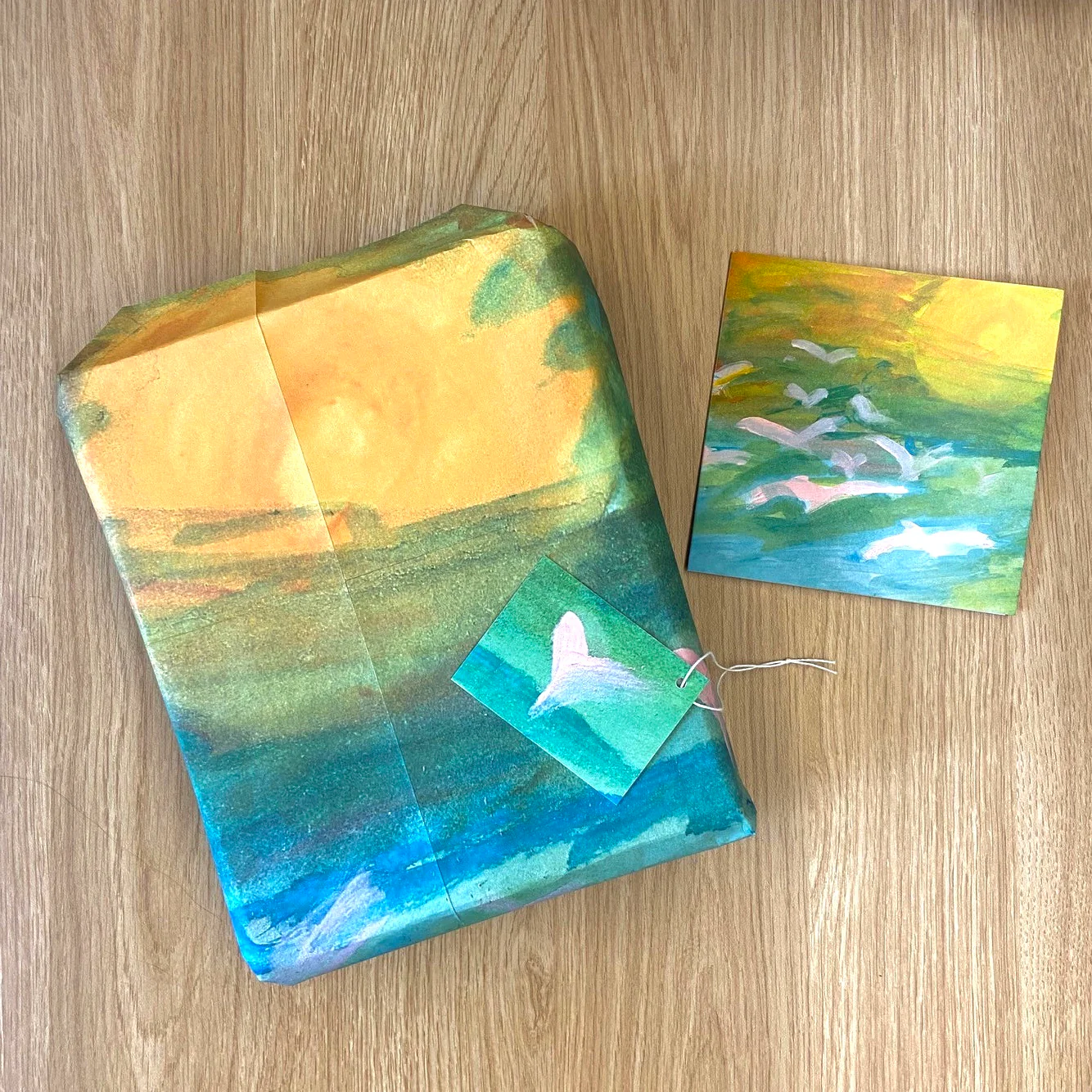 Designed by Refugees Gift Wrapping Paper With Matching Gift Tags - Image 4