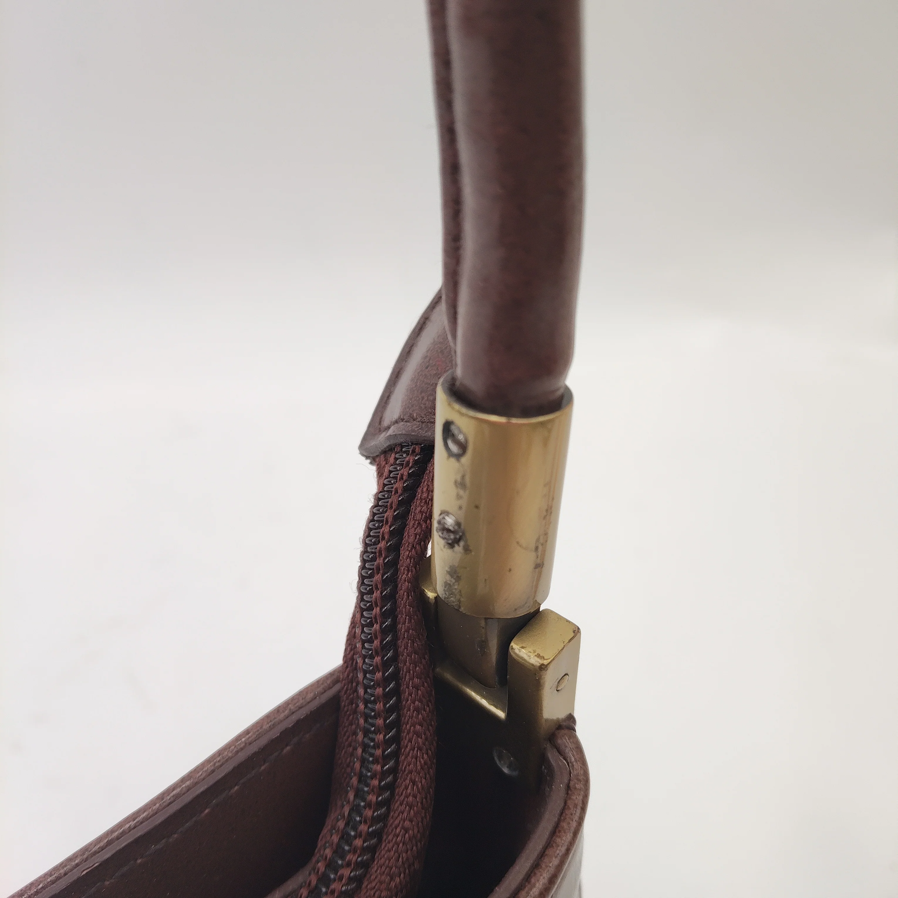 Dollibag Paris Vintage Handbag Brown Small PVC Womenswear | Pre-loved - Image 7