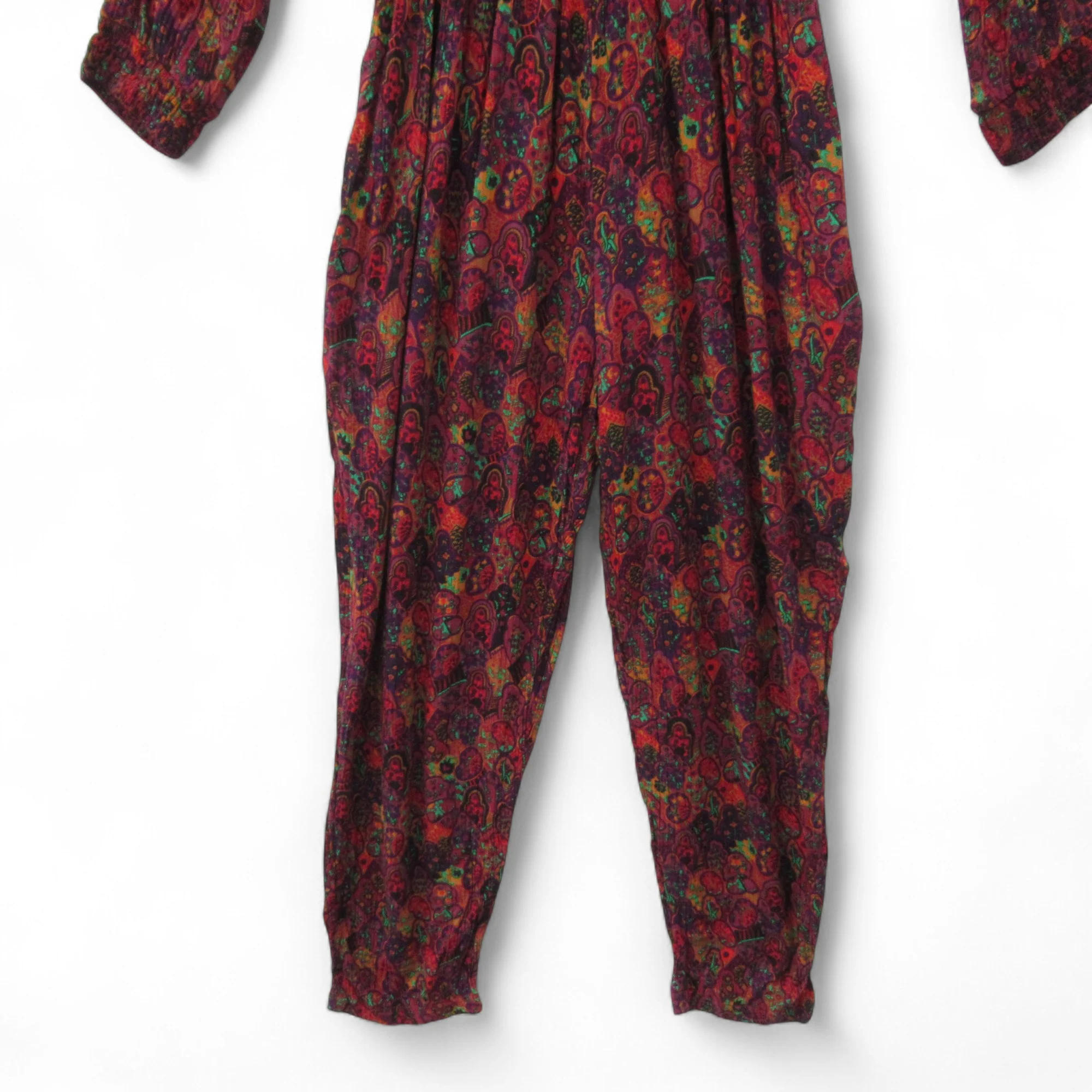 Donna Toran Vintage Jumpsuit Multicoloured UK 14 Womenswear | Pre-loved - Image 4