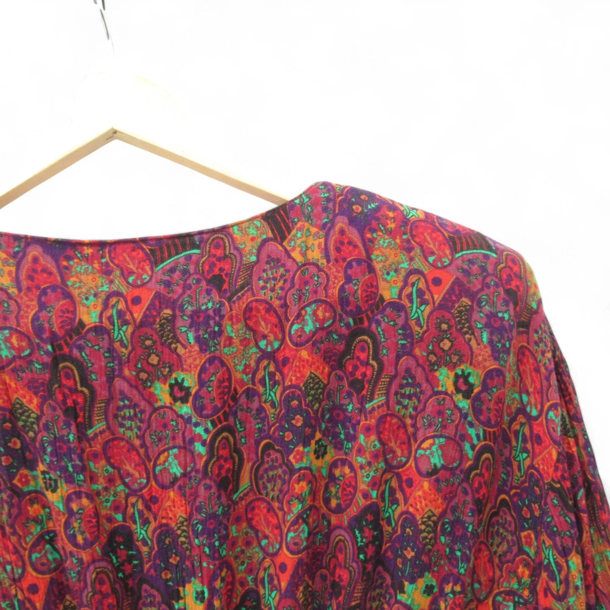 Donna Toran Vintage Jumpsuit Multicoloured UK 14 Womenswear | Pre-loved - Image 6