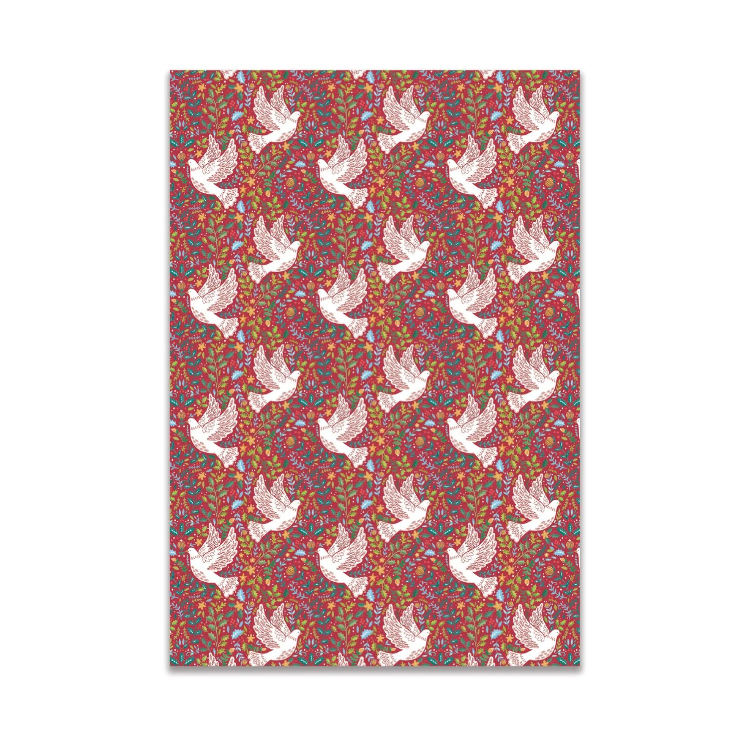 Dove design set of gift wrap sheets and tags - Image 2
