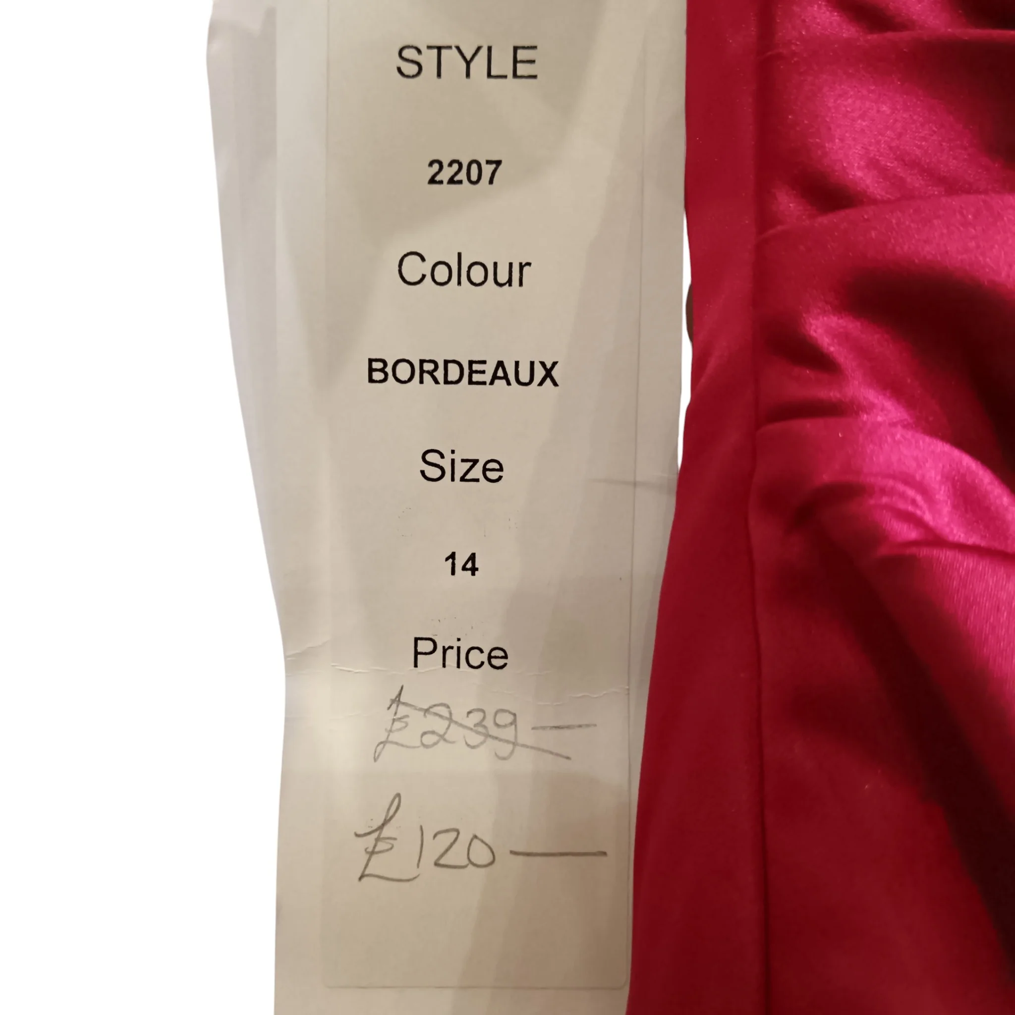 Drama Queen by Amanda Wyatt Red Satin Full Length Evening Dress UK 14- Tags On - Womenswear | Pre-loved - Image 3