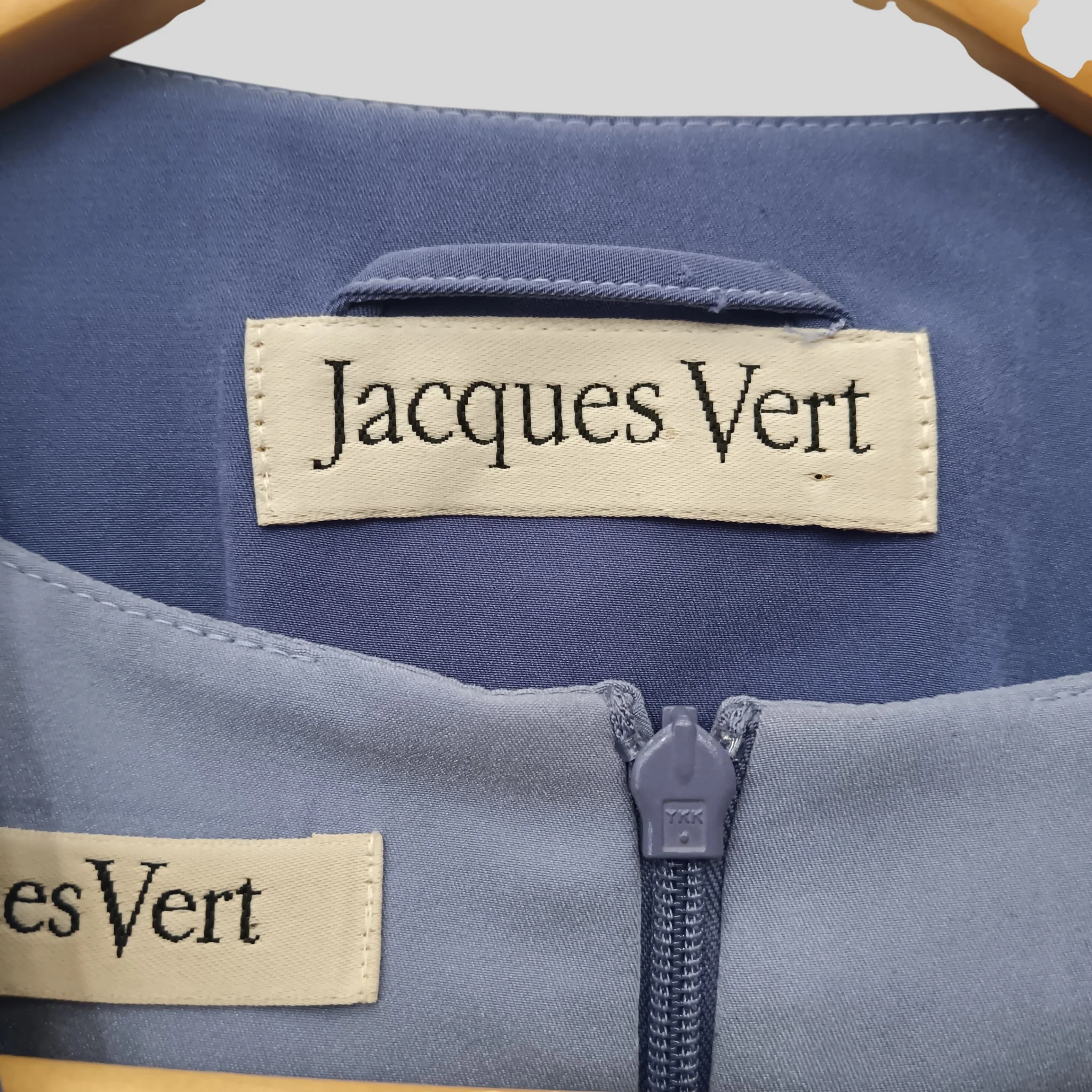 Vintage Jacques Vert Mother of Bride Outfit Blue Dress With Matching Jacket  UK 12  - Womenswear | Pre-loved - Image 3