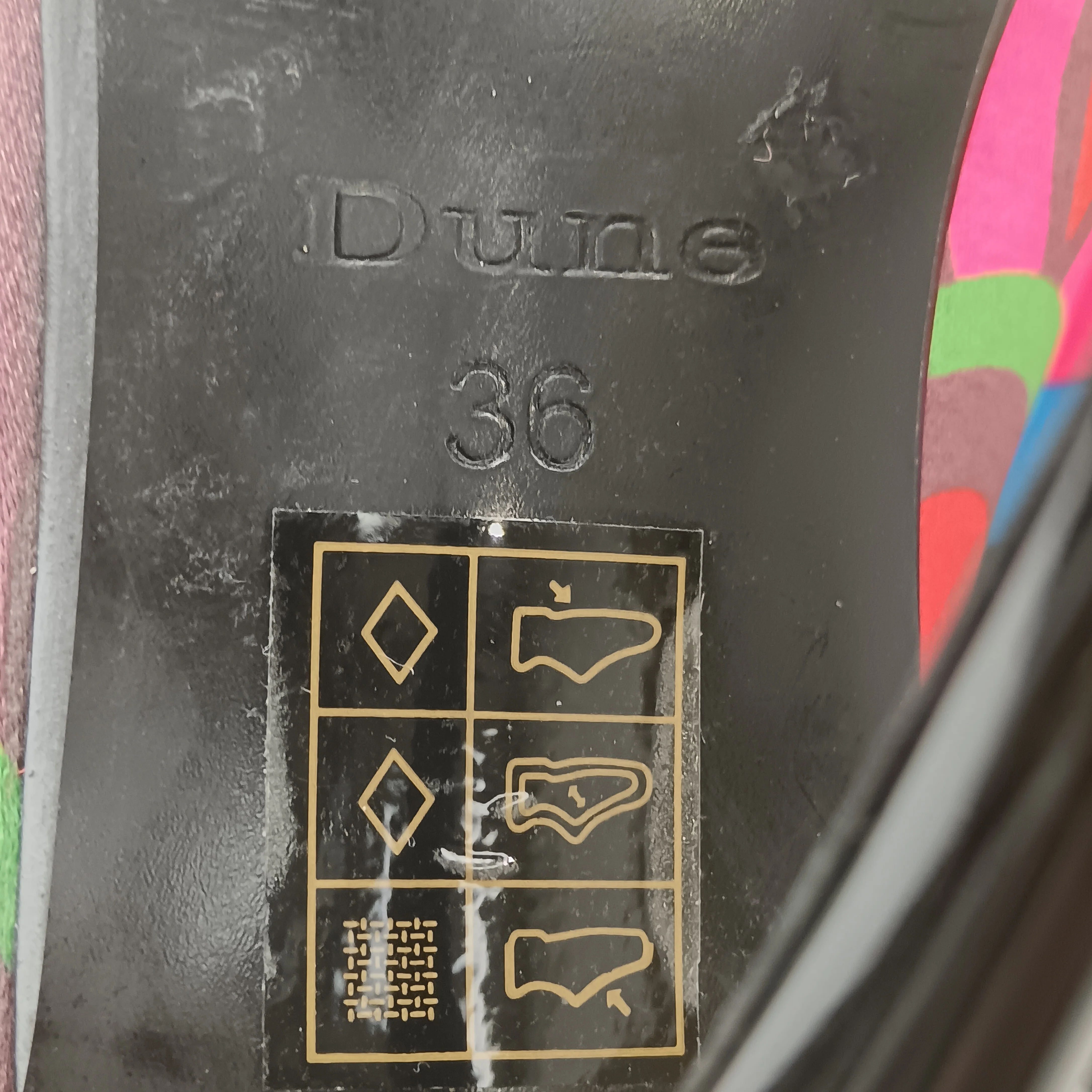 Dune Satin Multicoloured Women's Heels UK 3.5 Womenswear | Pre-loved - Image 4