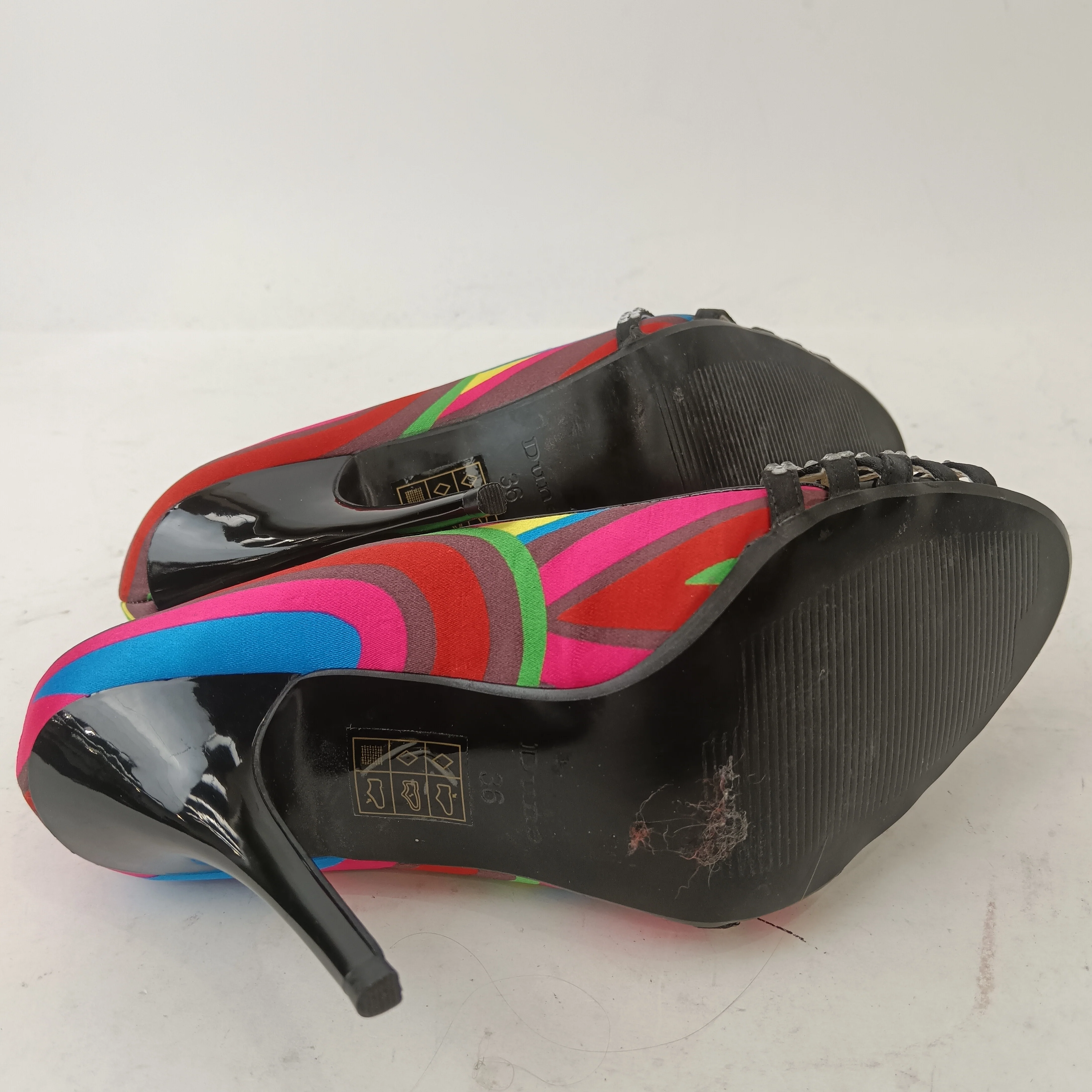 Dune Satin Multicoloured Women's Heels UK 3.5 Womenswear | Pre-loved - Image 6