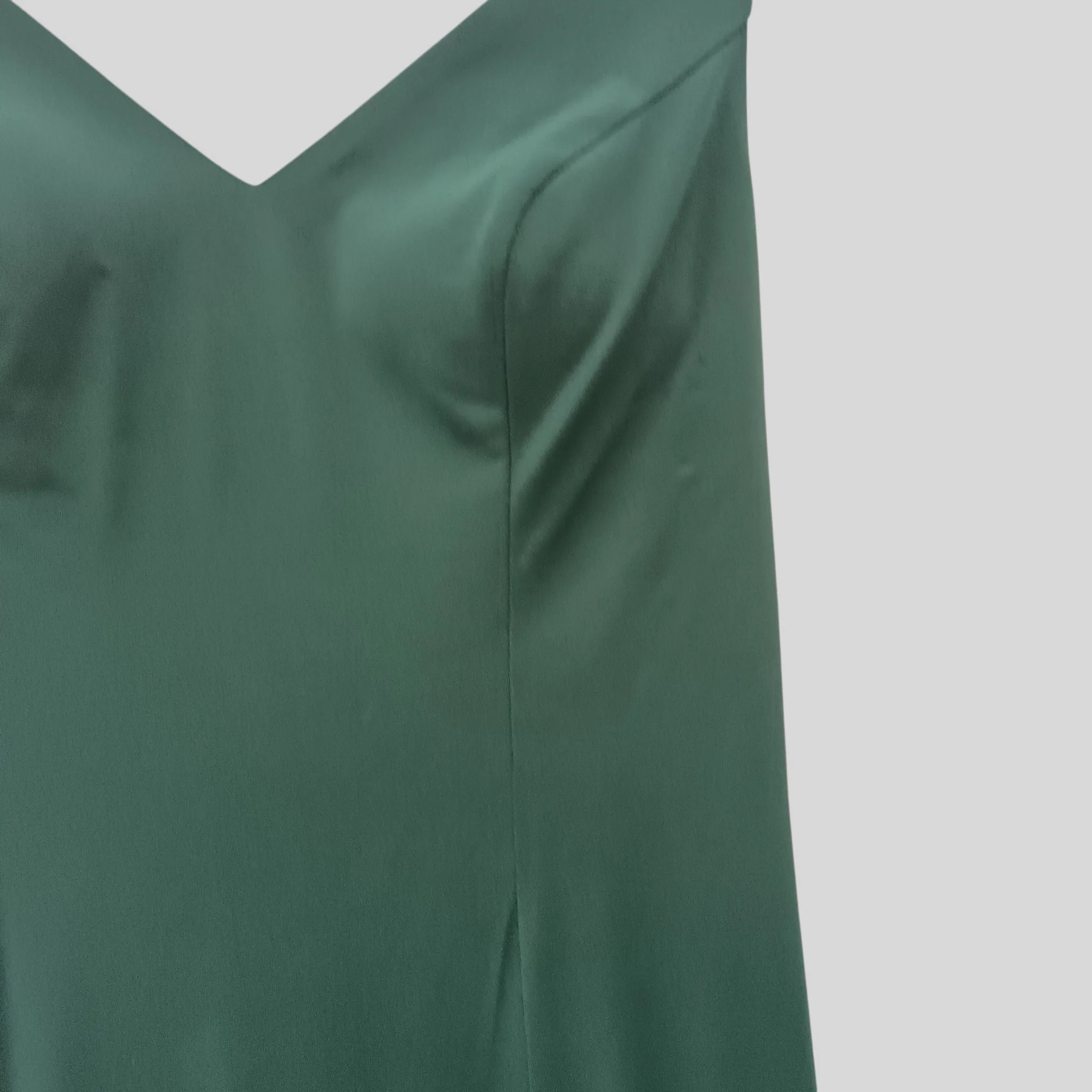 Dynasty London Green Bridesmaid Special Occasion Full Length Ladies Dress UK 8 - Tags On - Womenswear | Pre-loved - Image 3