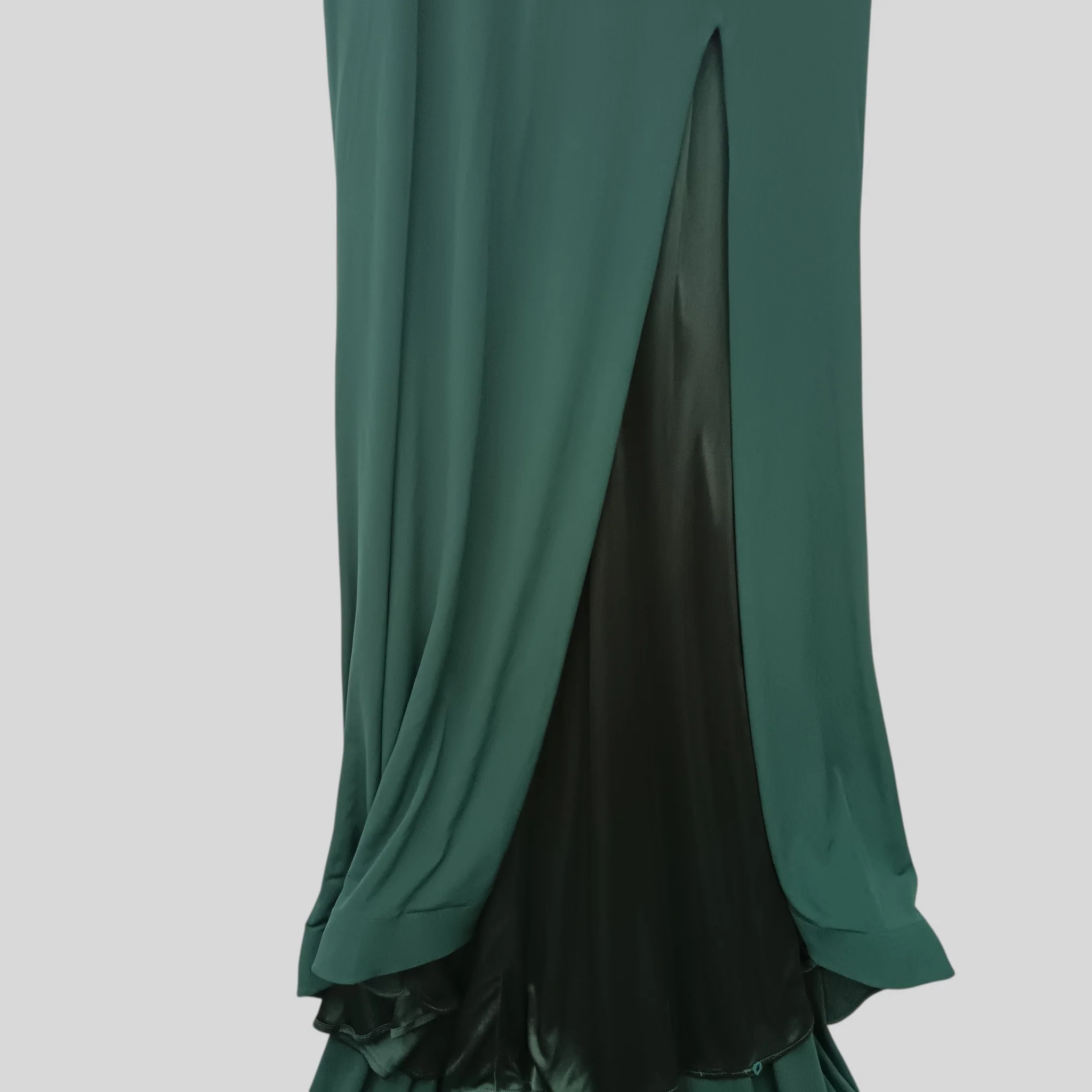 Dynasty London Green Bridesmaid Special Occasion Full Length Ladies Dress UK 8 - Tags On - Womenswear | Pre-loved - Image 4