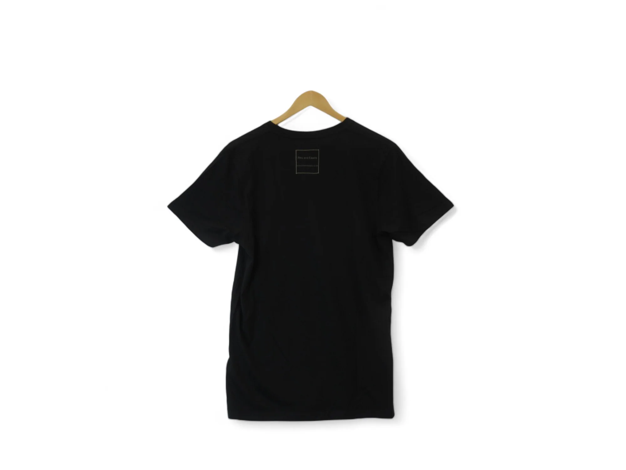 Earth Positive Small Black Organic Cotton T Shirt Menswear | Preloved - Image 3
