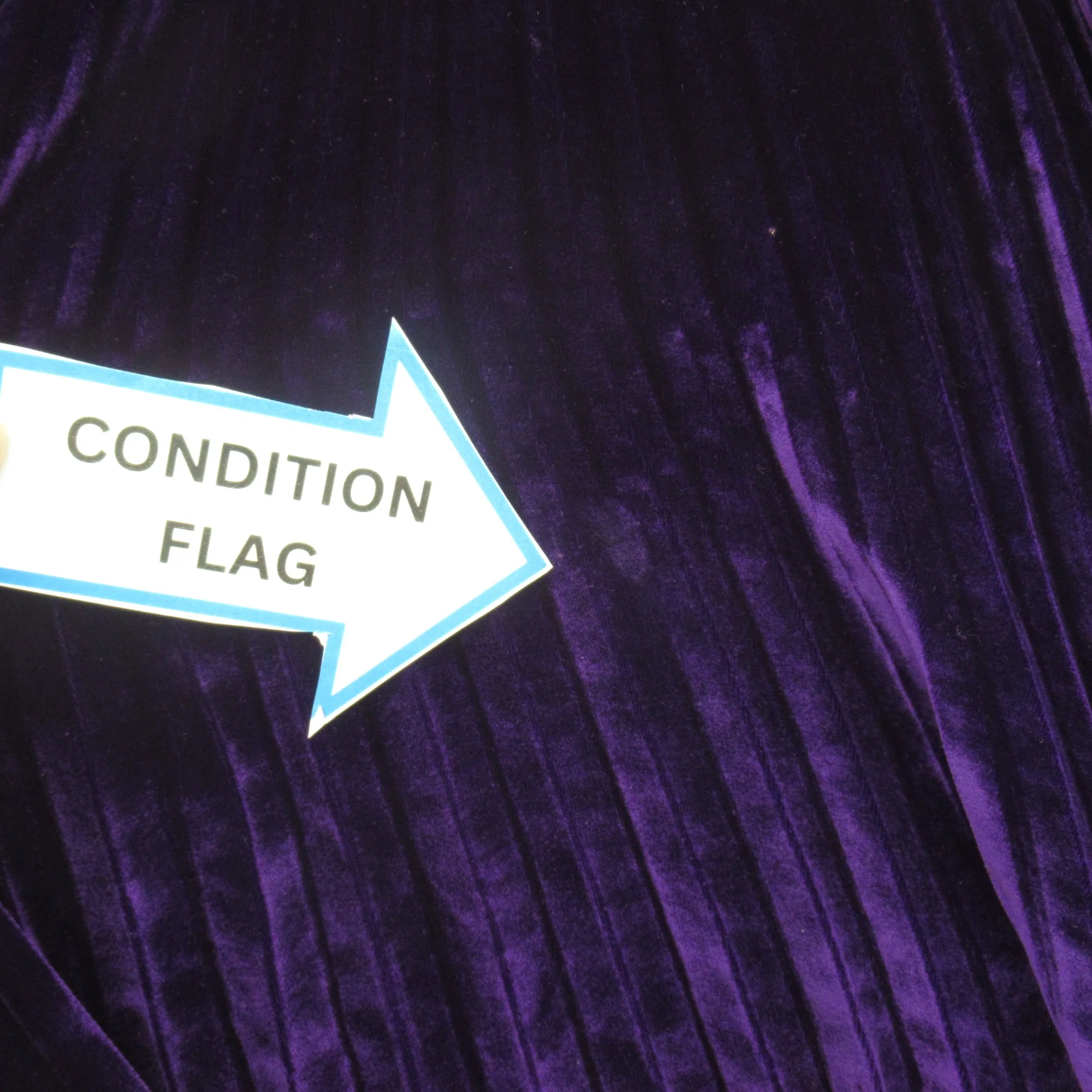 Edina Ronay London Velvet Skirt UK 10 Purple Womenswear | Pre-loved - Image 3