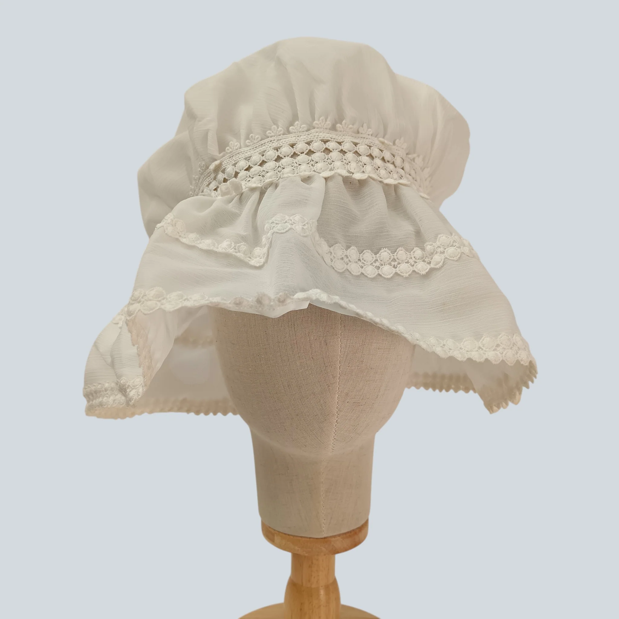 Emerson Vintage Style Ladies Wedding Special Occasion White Dress With Hat UK Medium Womenswear | Pre-loved - Image 2