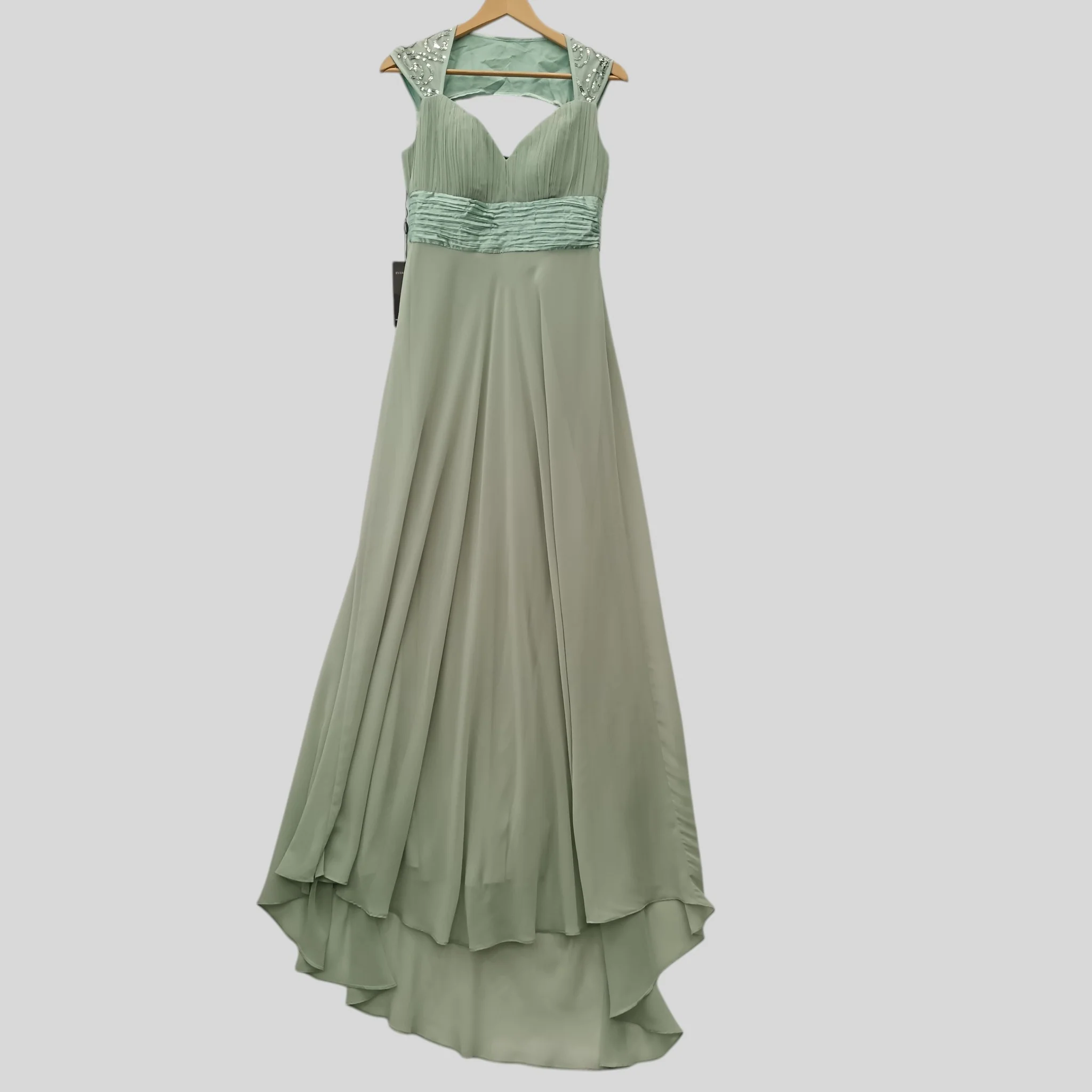 Ever Pretty Ladies Prom Bridesmaid Mint Green Hi-low  Dress UK 12 -Tags On- Womenswear | Preloved