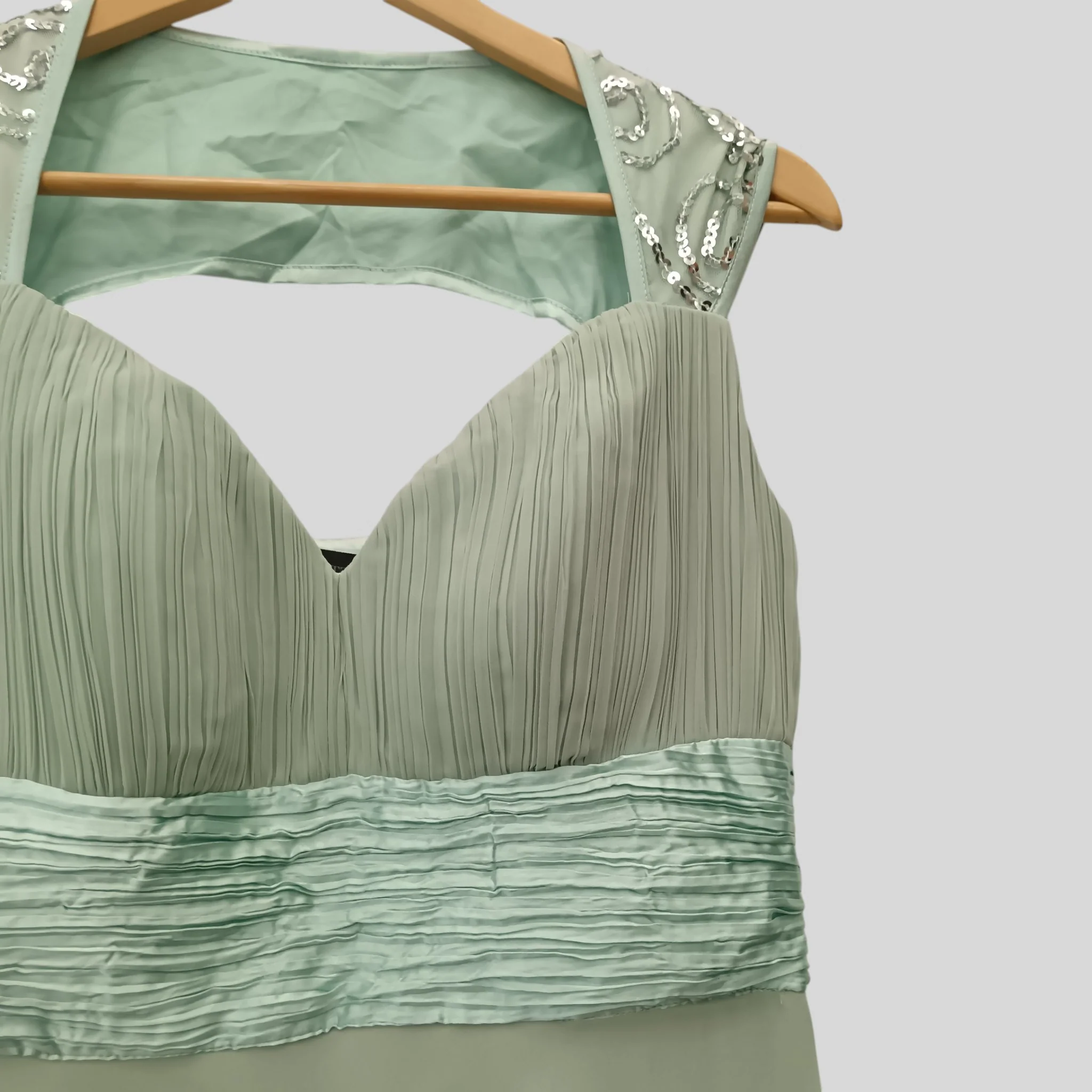 Ever Pretty Ladies Prom Bridesmaid Mint Green Hi-low  Dress UK 12 -Tags On- Womenswear | Preloved - Image 3