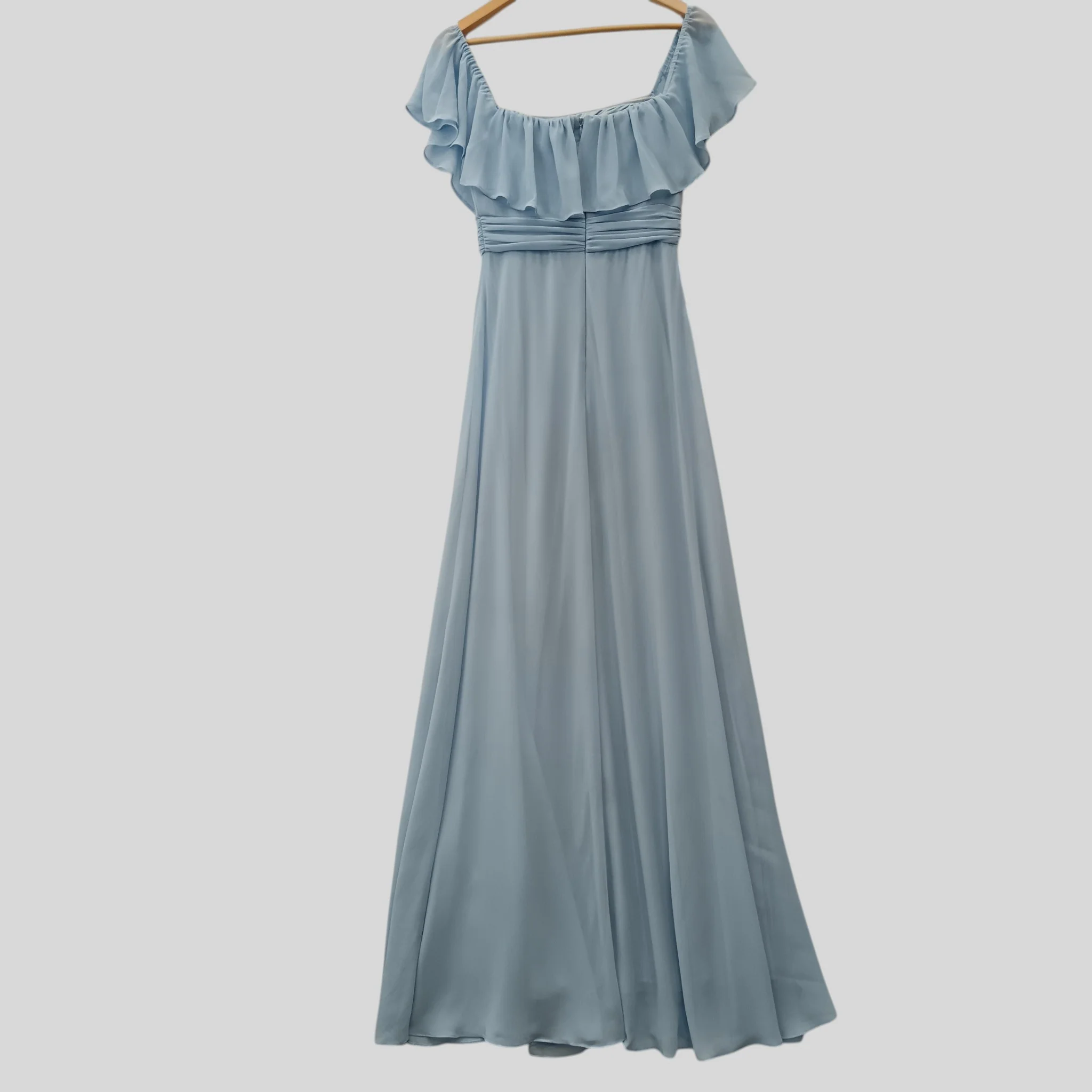 Ever Pretty Ladies Prom Bridesmaid Pale Blue Full Length Off  Shoulder Dress UK 8 - Tags On- Womenswear | Preloved - Image 2