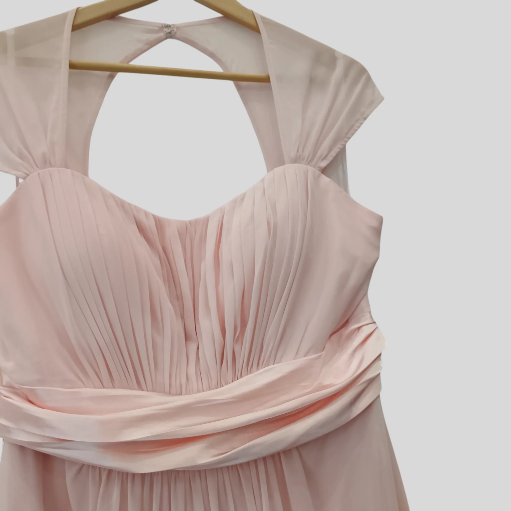 Ever Pretty Ladies Prom Bridesmaid Pink Full Length Cap Sleeve Dress UK 20 - Tags On - Womenswear | Preloved - Image 4