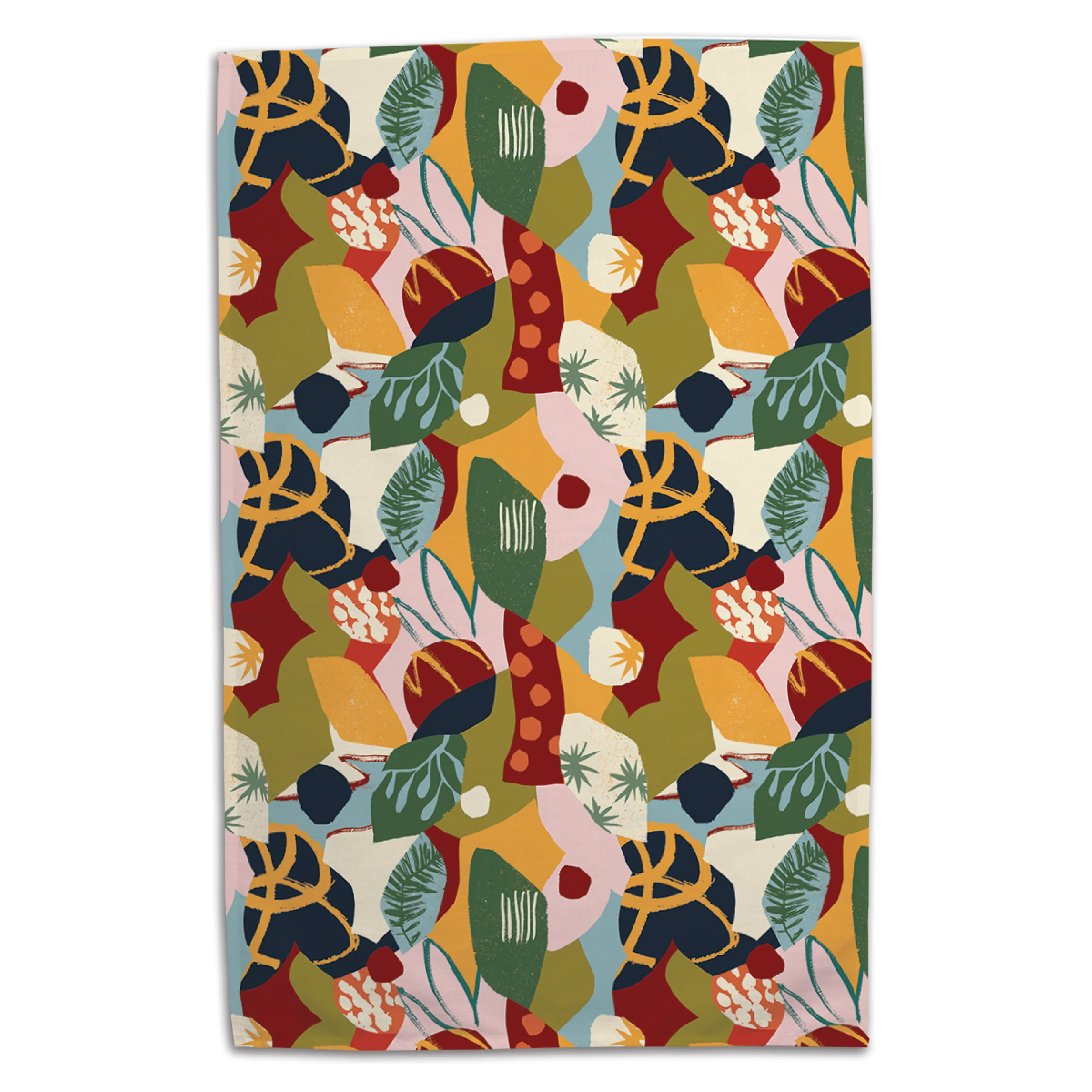Evergreen leaves tea towel- Lily Windsor Walker - Image 2