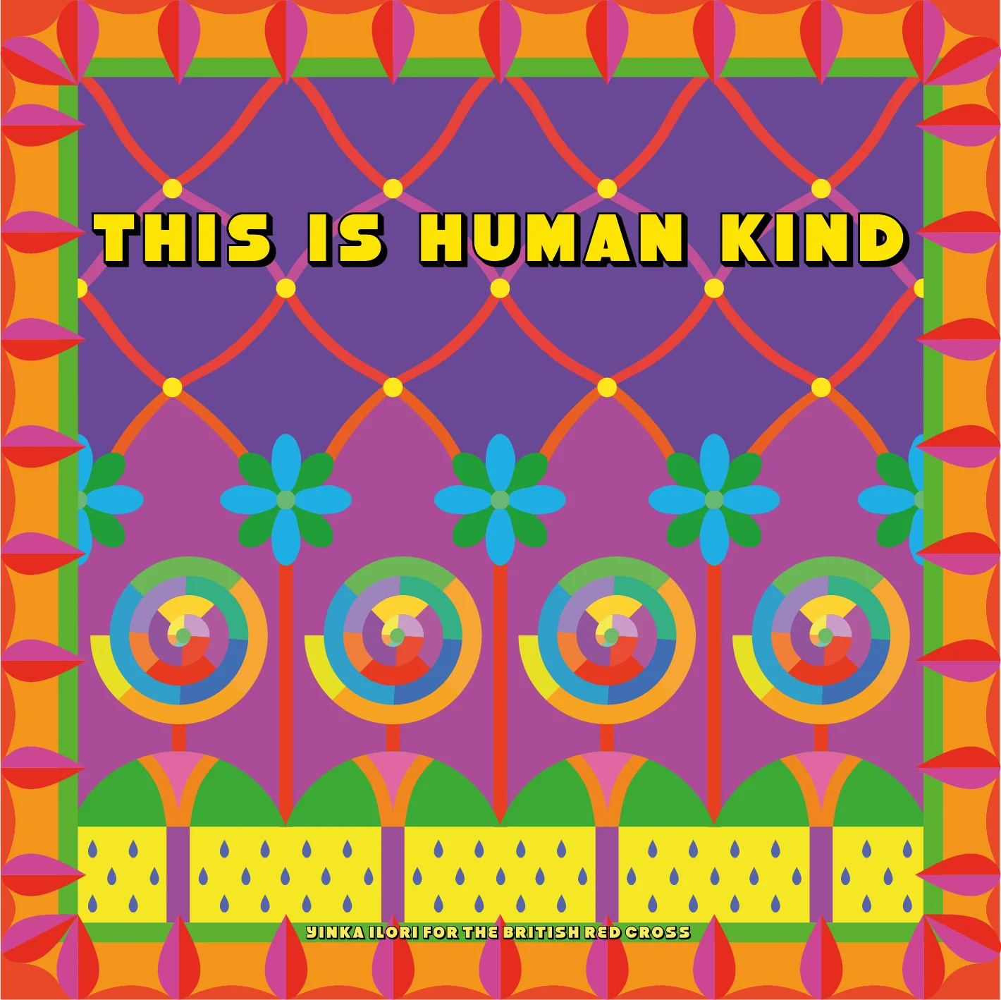 Exclusive Yinka Ilori 'This is Human Kind' Print
