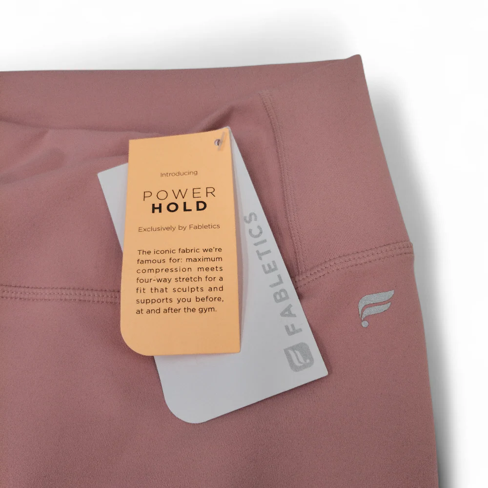 Fabletics Power Hold Leggings Medium Pink Gym Womenswear | Pre-loved - Image 4