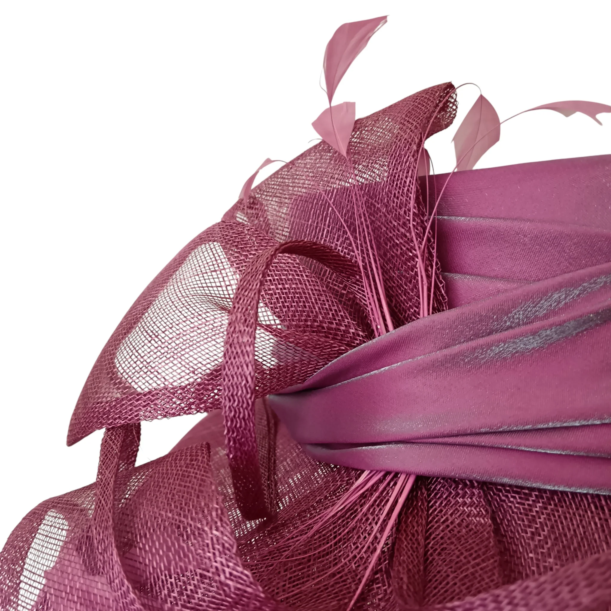Failsworth Ladies Purple Special Occasion Wedding Hat Womenswear | Pre-loved - Image 3