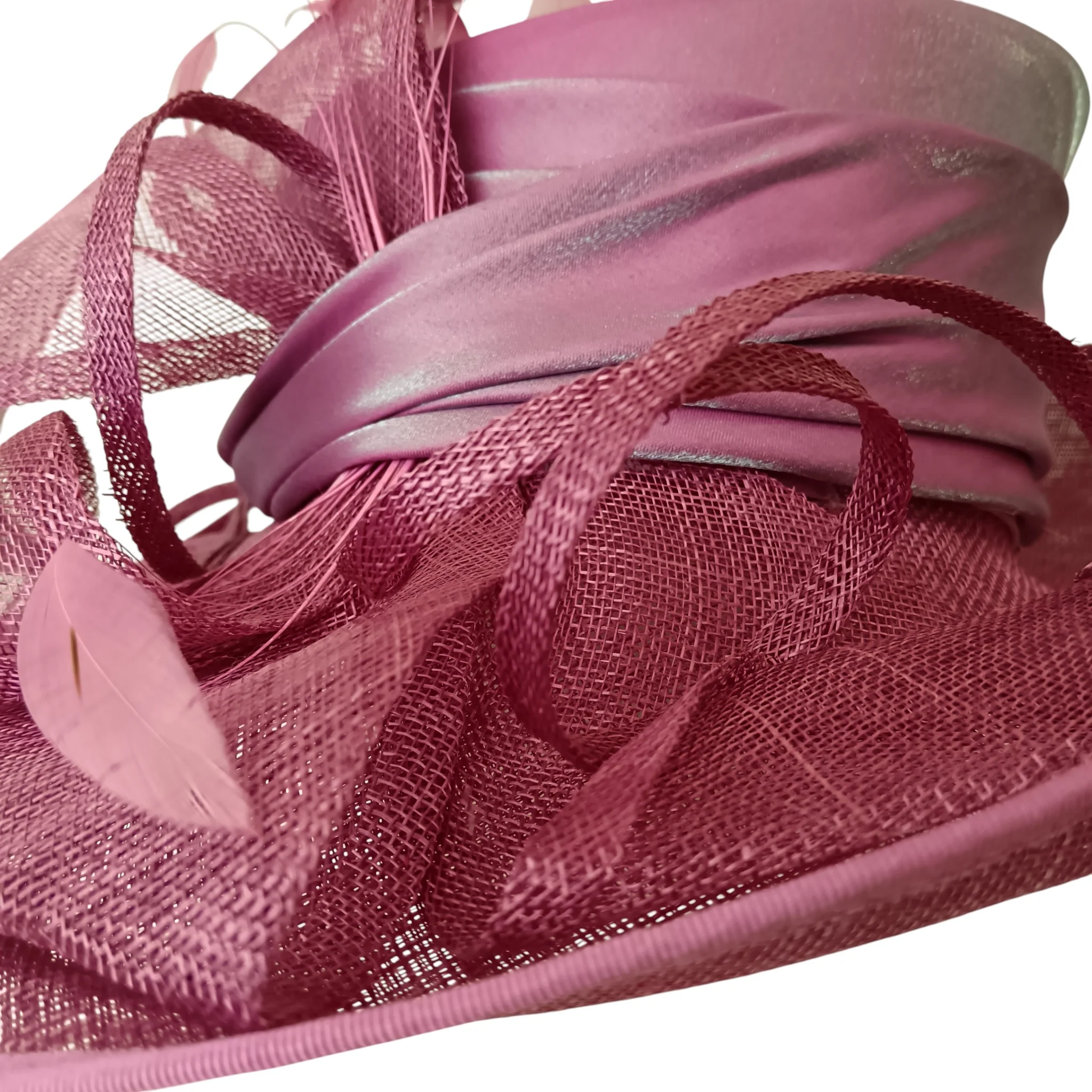 Failsworth Ladies Purple Special Occasion Wedding Hat Womenswear | Pre-loved - Image 4