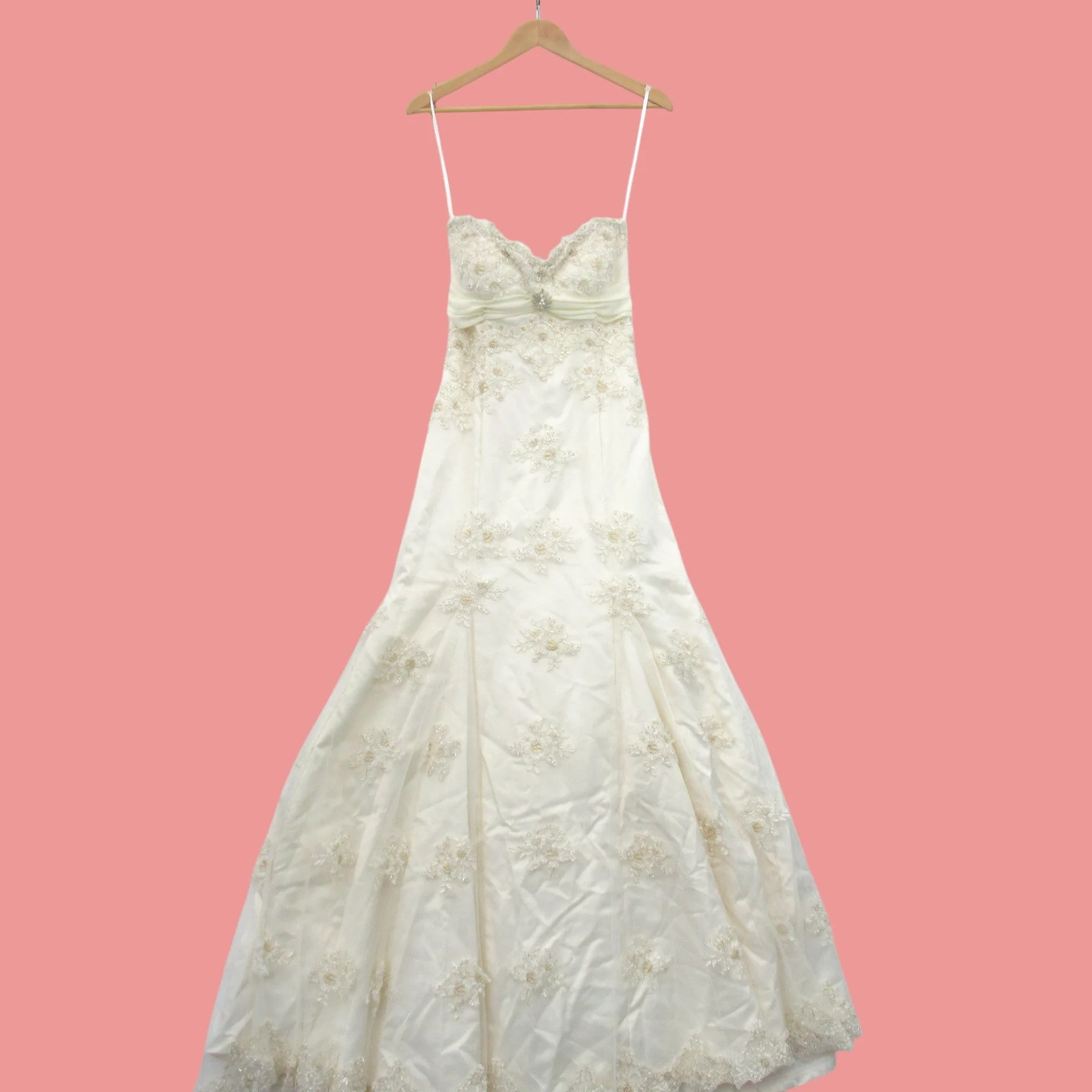 Fair Lady Diamante Wedding Dress Ivory Small Womenswear | Pre-loved
