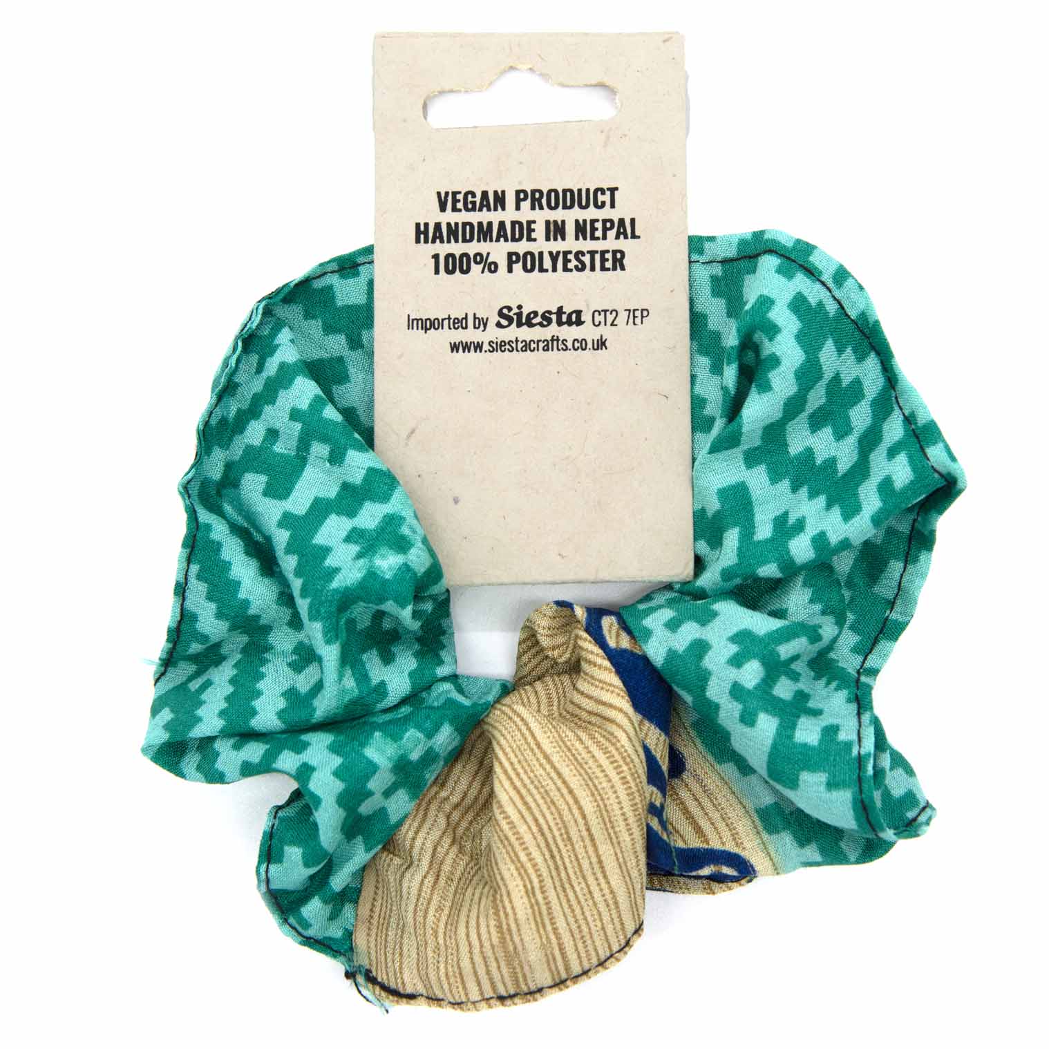Recycled Sari Scrunchie - Image 5