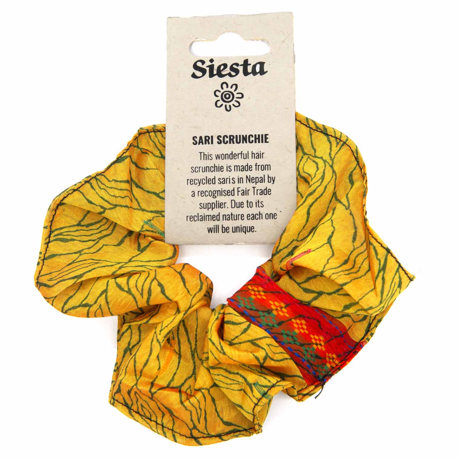 Recycled Sari Scrunchie - Image 6