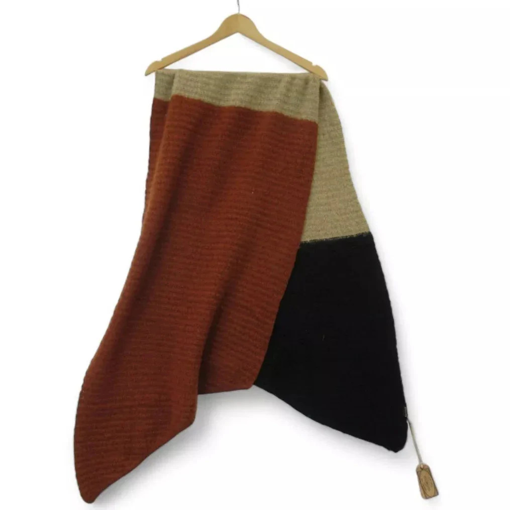 Fat Face Rosie Rib 19"x36" Multicoloured Scarf Womenswear | Preloved