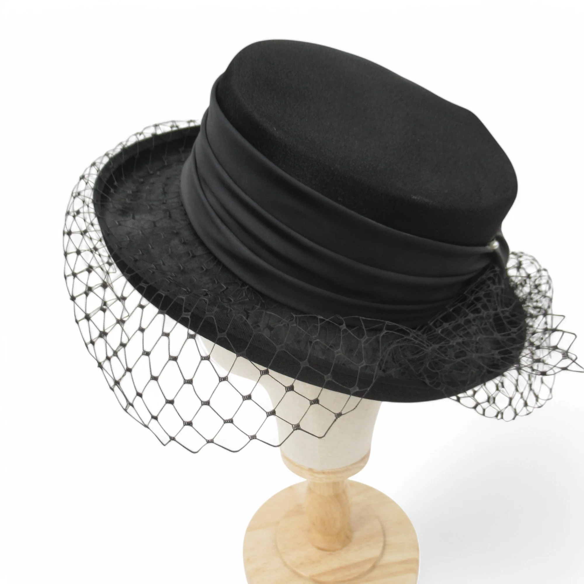 First Avenue Mother Of Bride Vintage Hat Black Womenswear | Pre-loved - Image 2