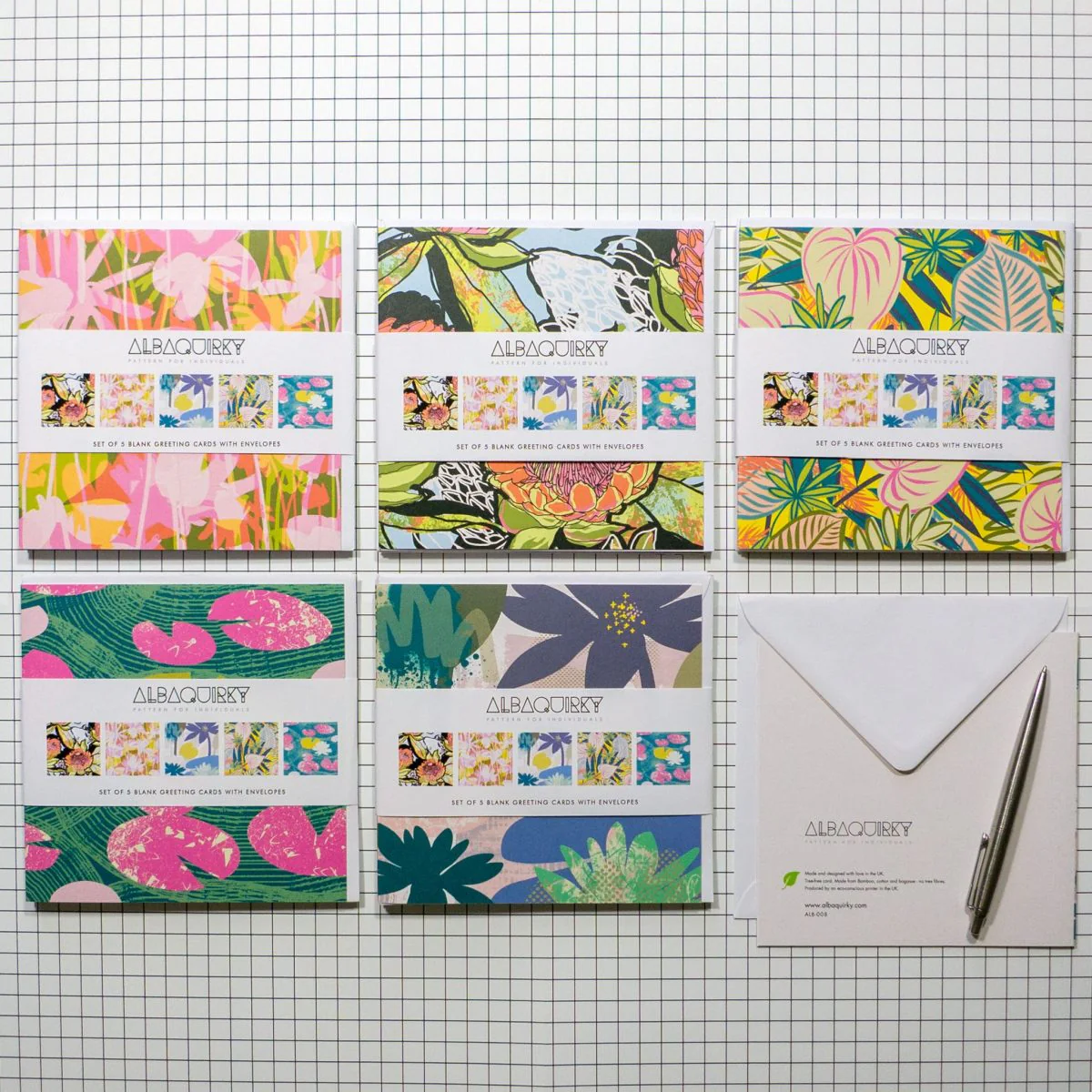 Floral Greetings Cards Set - Image 4