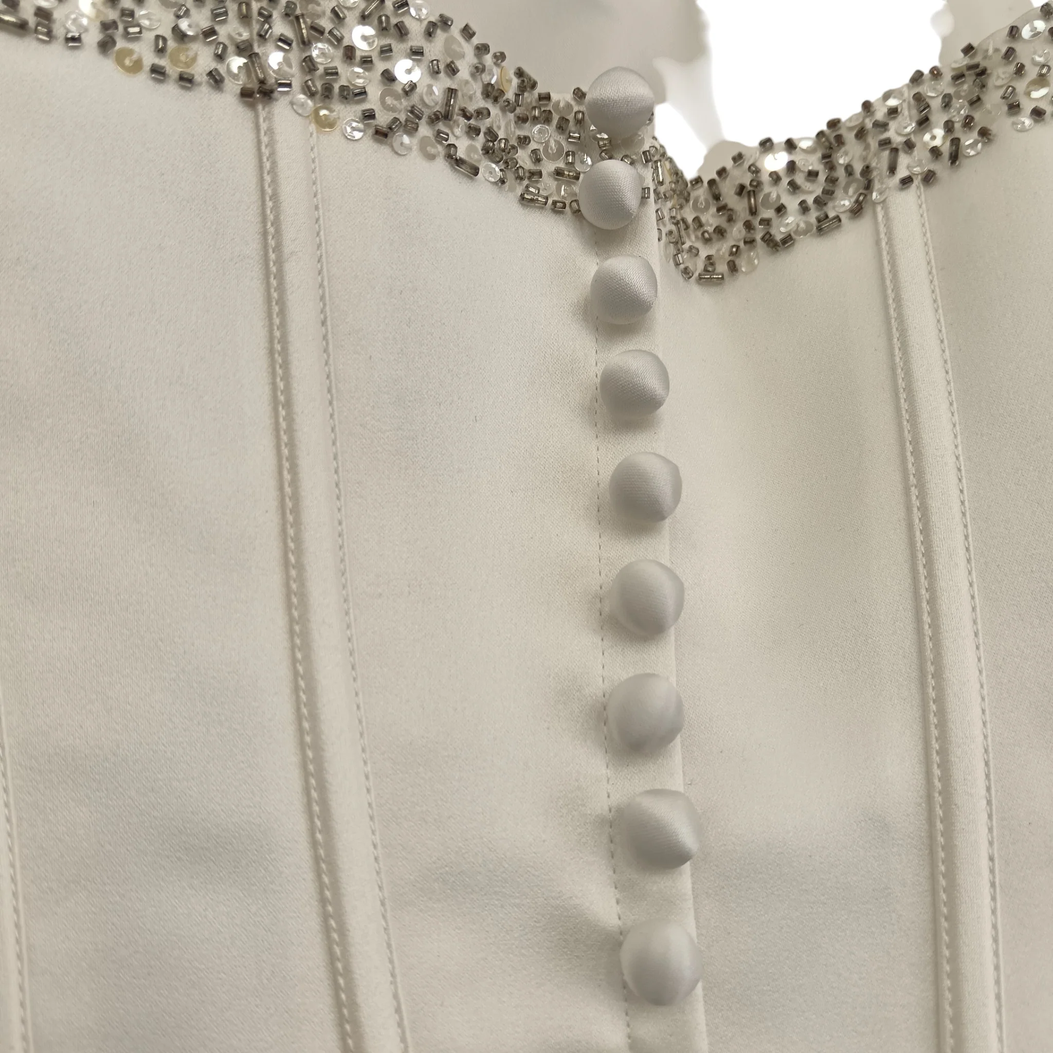 Folio Tracy Connop White Wedding Dress 2 Pieces Size 10 Womenswear | Pre-loved - Image 4