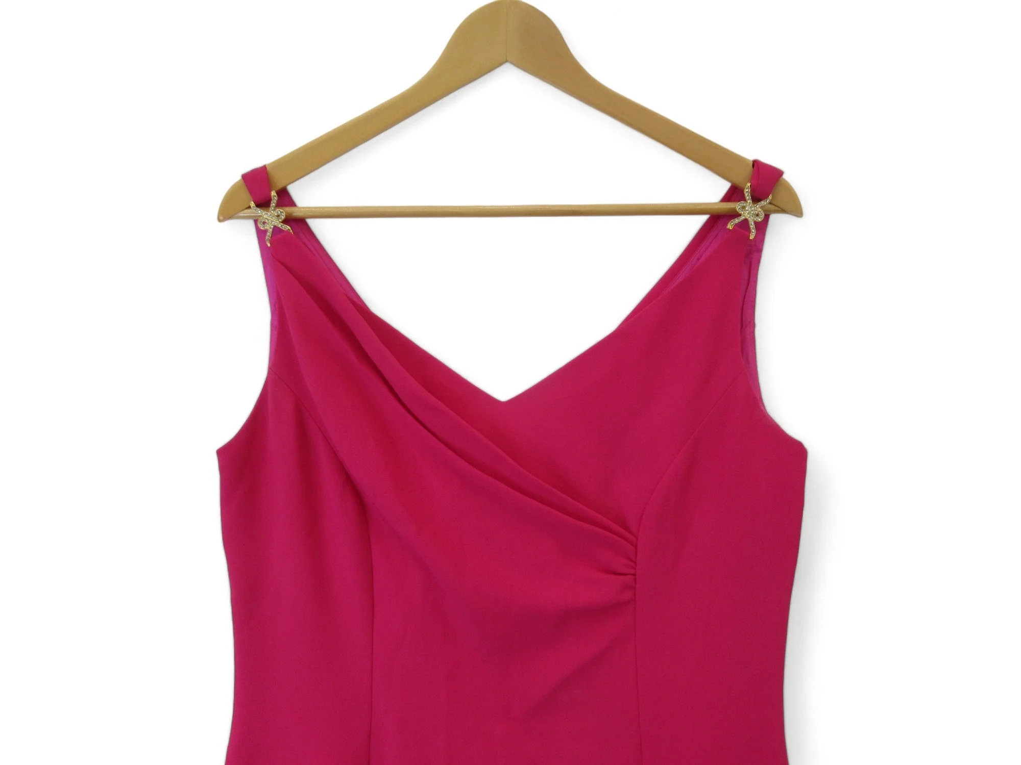 Frank Usher UK 14 Pink Diamante Dress Womenswear | Preloved - Image 2