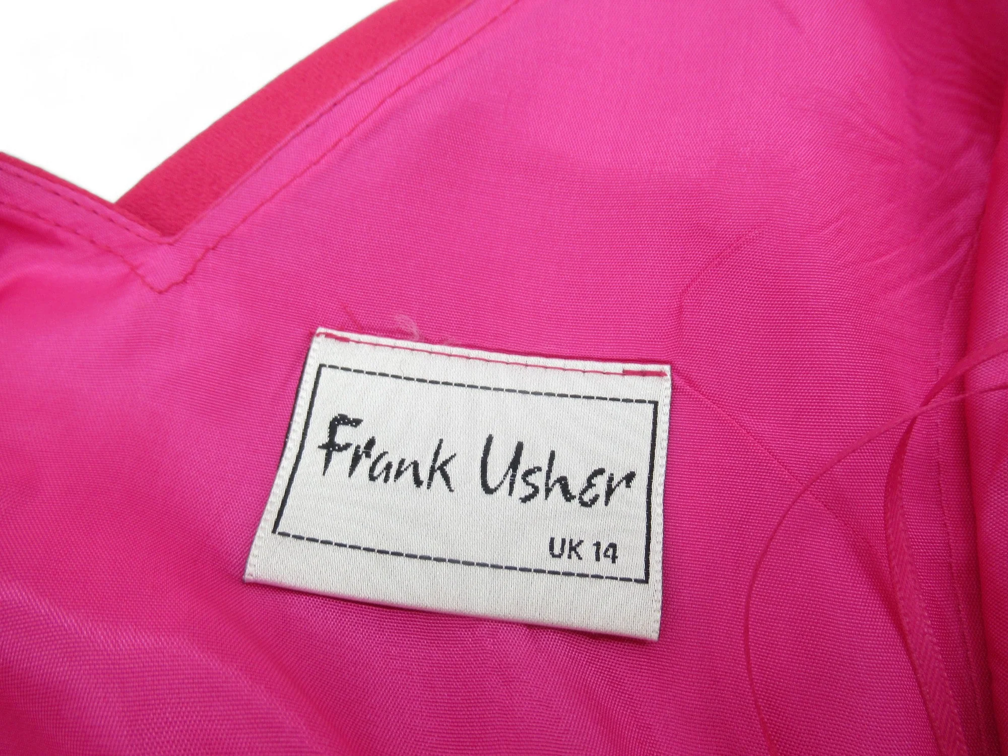 Frank Usher UK 14 Pink Diamante Dress Womenswear | Preloved - Image 6