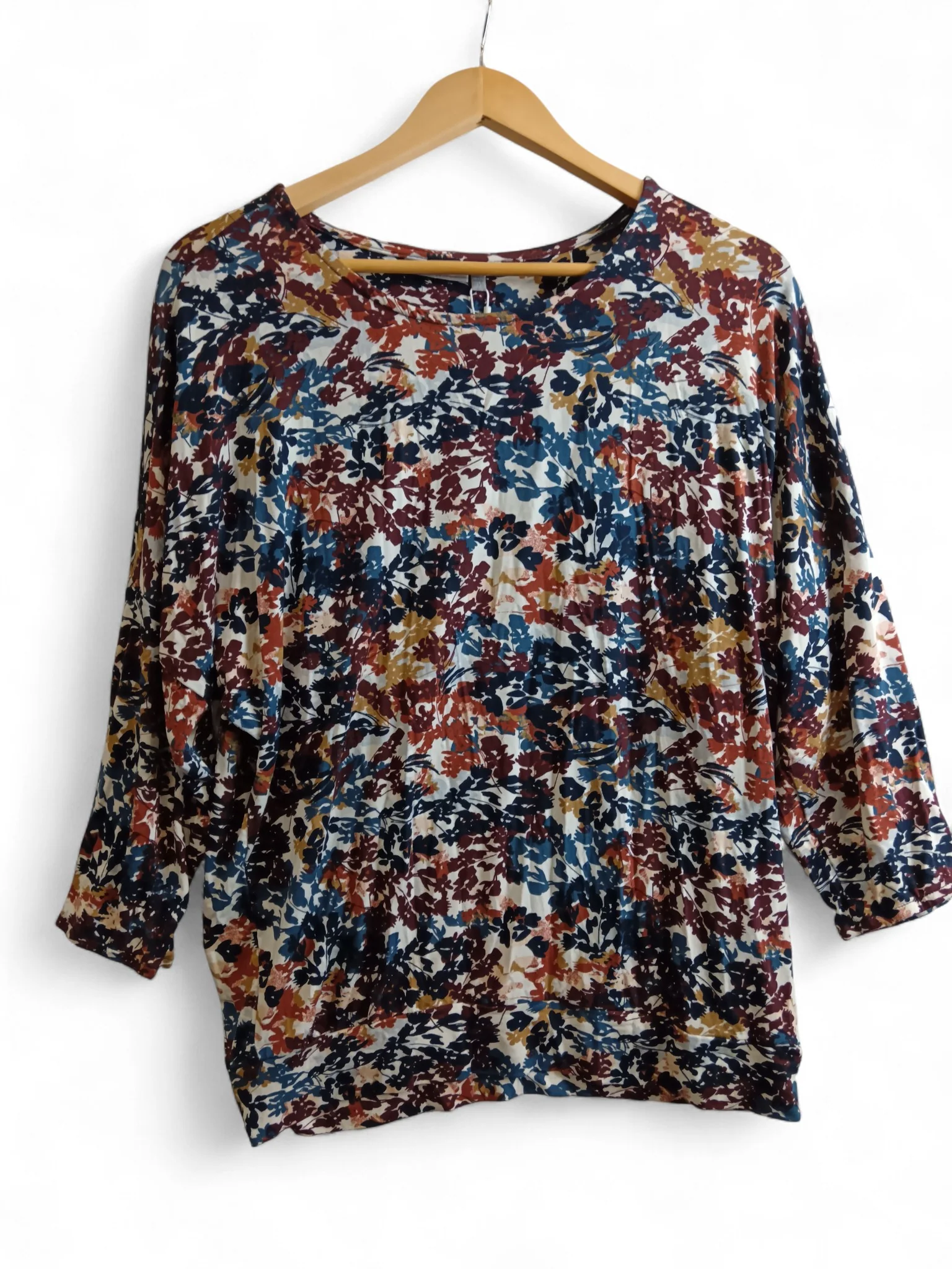 Fransa "Frederica" Multicoloured Jersey Ladies Top UK Medium - Tags On - Womenswear | Pre-loved