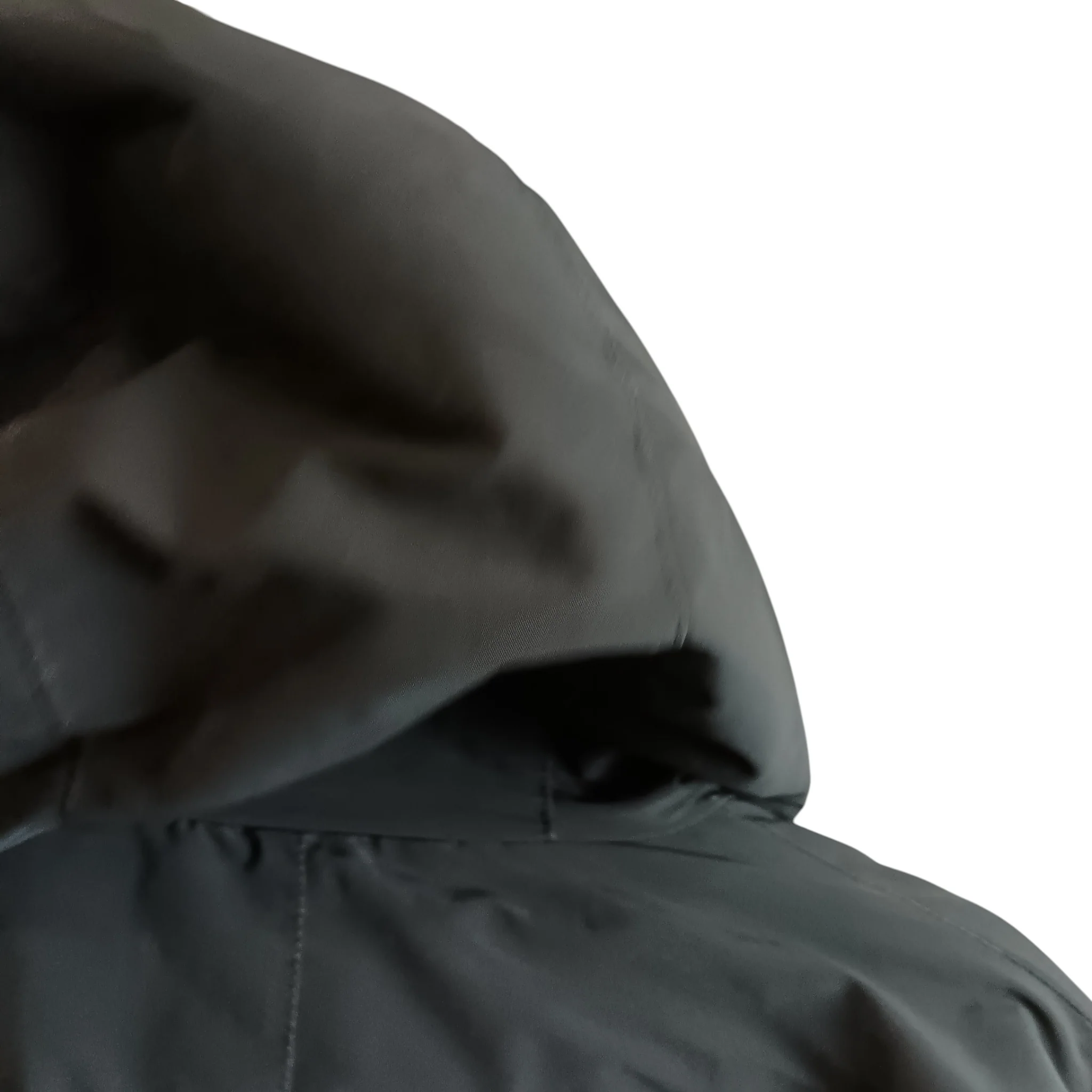 French Connection Men's Black Hooded Coat UK Small - Menswear | Pre-loved - Image 4