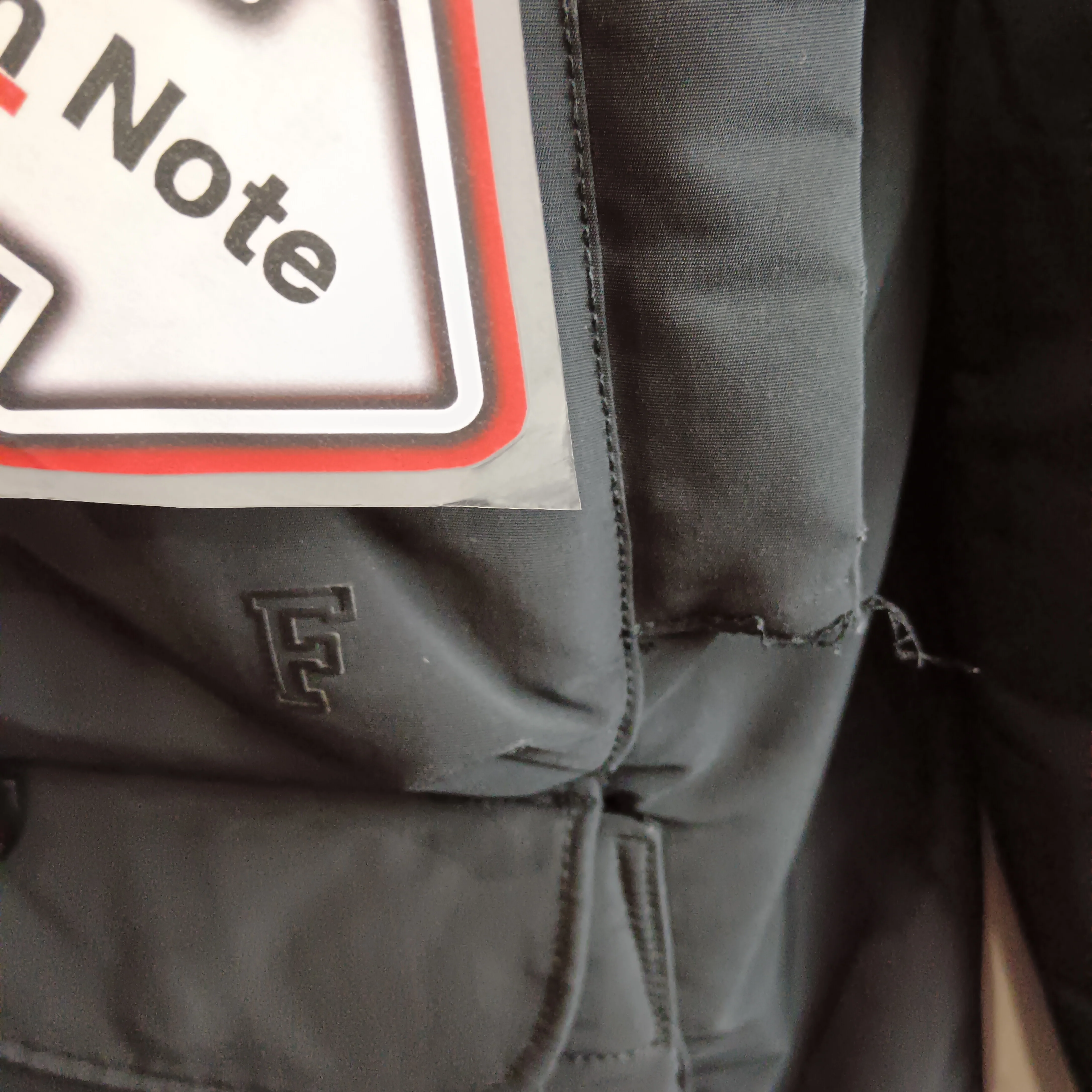 French Connection Men's Black Hooded Coat UK Small - Menswear | Pre-loved - Image 6