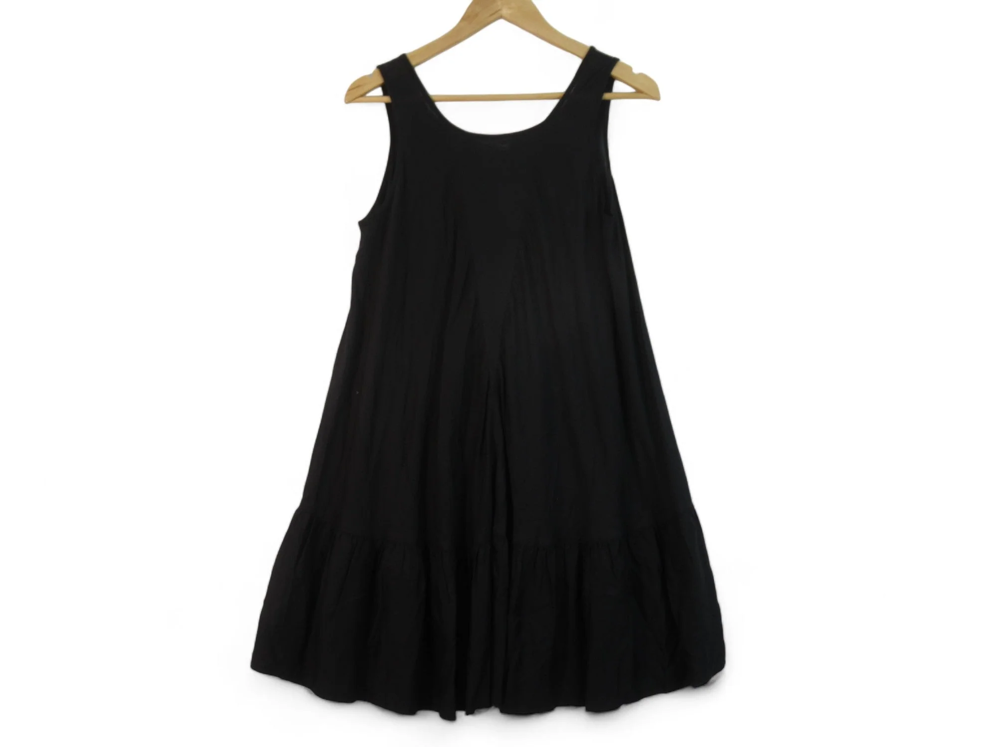 French Connection Small Black Frill Dress Womenswear | Preloved - Image 4