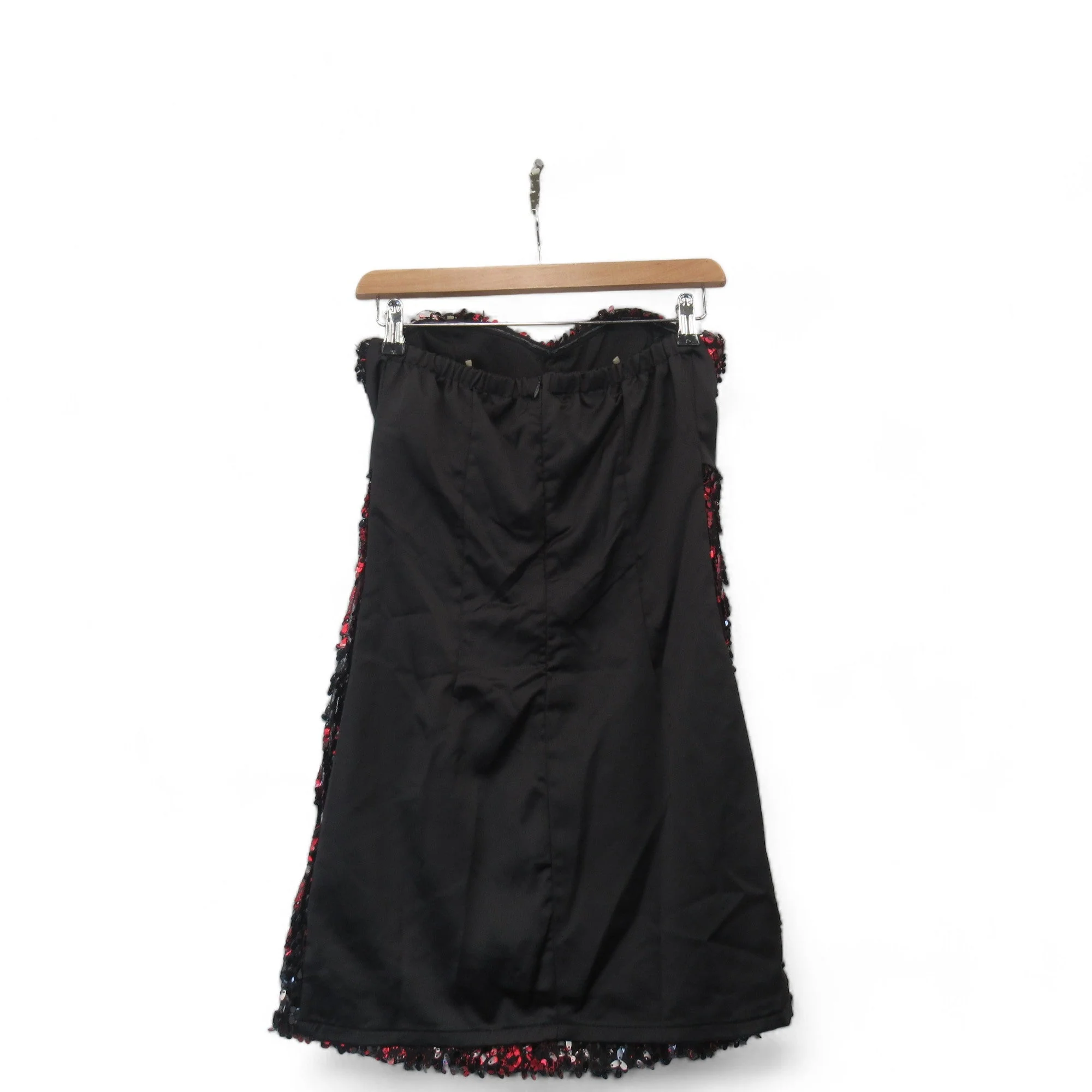 Frime Collection UK 12 Red Black Sequin Dress Womenswear | Preloved - Image 3