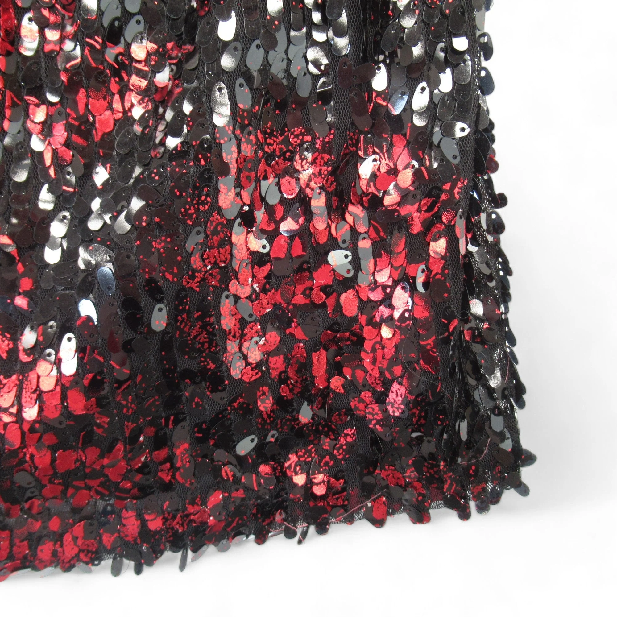 Frime Collection UK 12 Red Black Sequin Dress Womenswear | Preloved - Image 4
