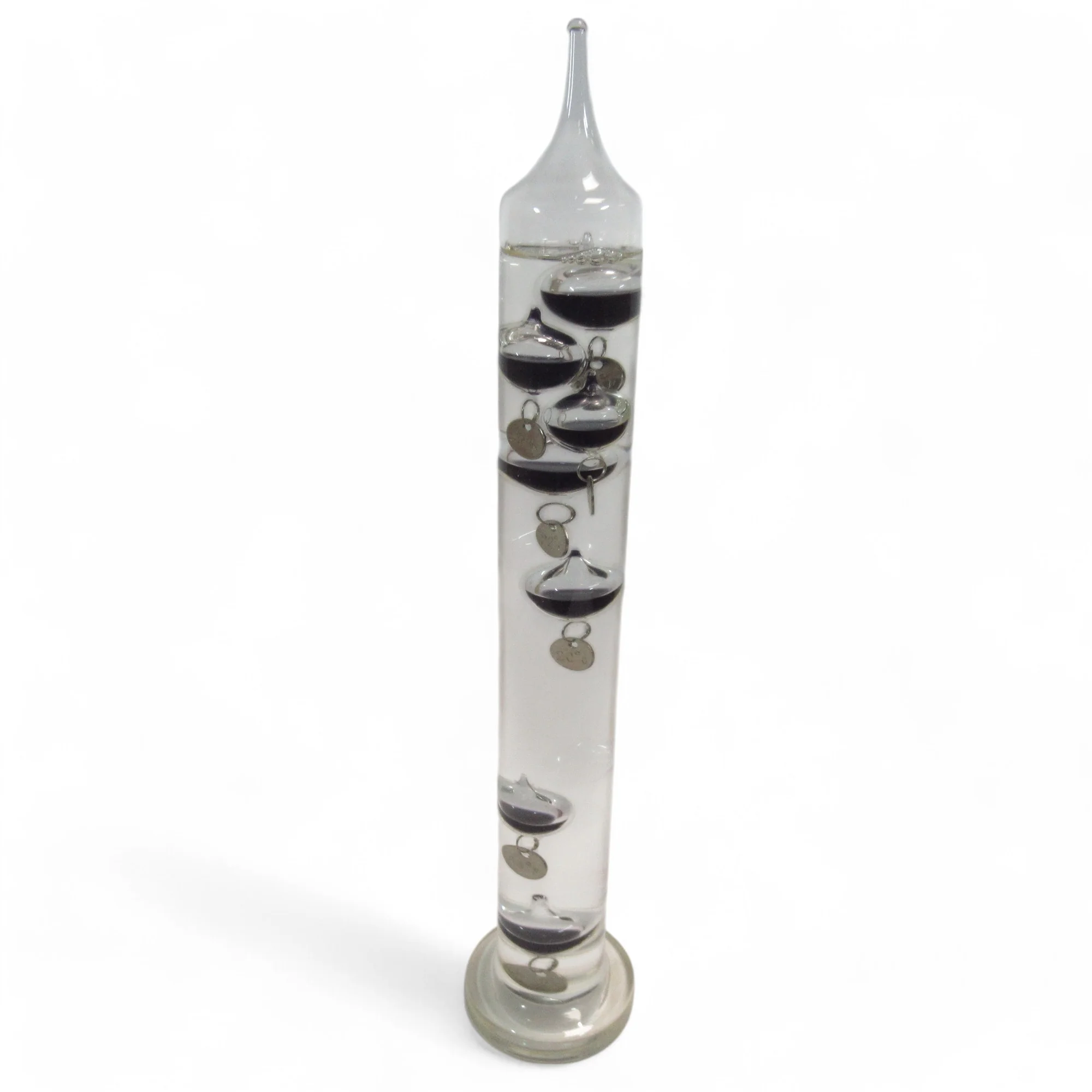 Galileo Thermometer Clear Glass Floating Indicators 40cm | Preloved