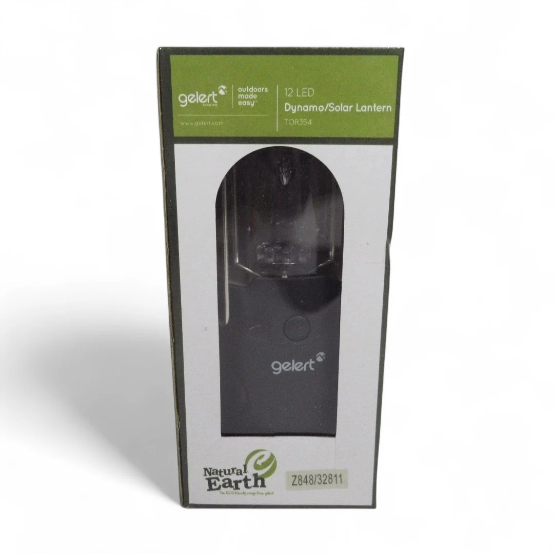 Gelert 12 LED Dynamo/Solar Lantern TOR354 Crank Handle | Pre-loved
