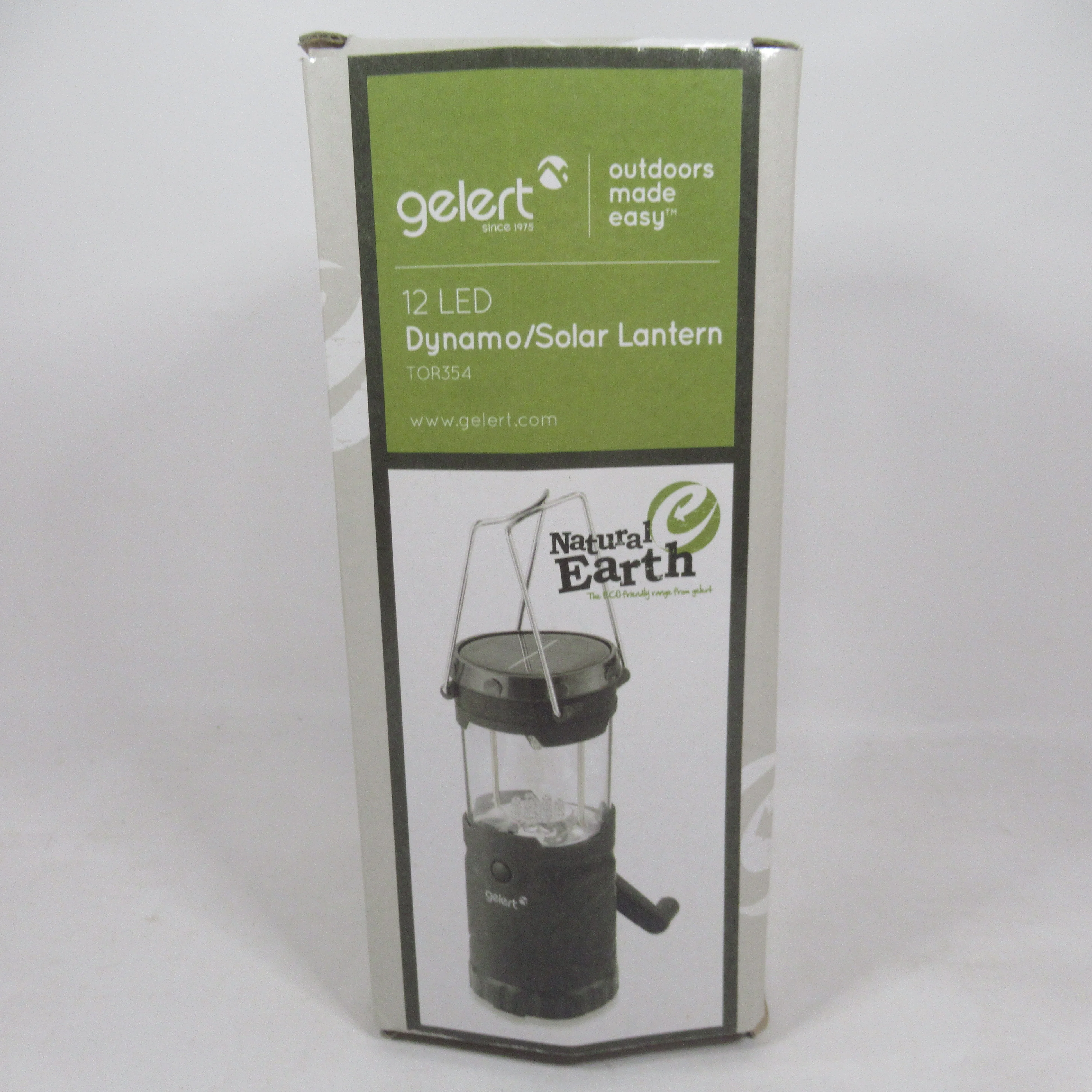 Gelert 12 LED Dynamo/Solar Lantern TOR354 Crank Handle | Pre-loved - Image 4