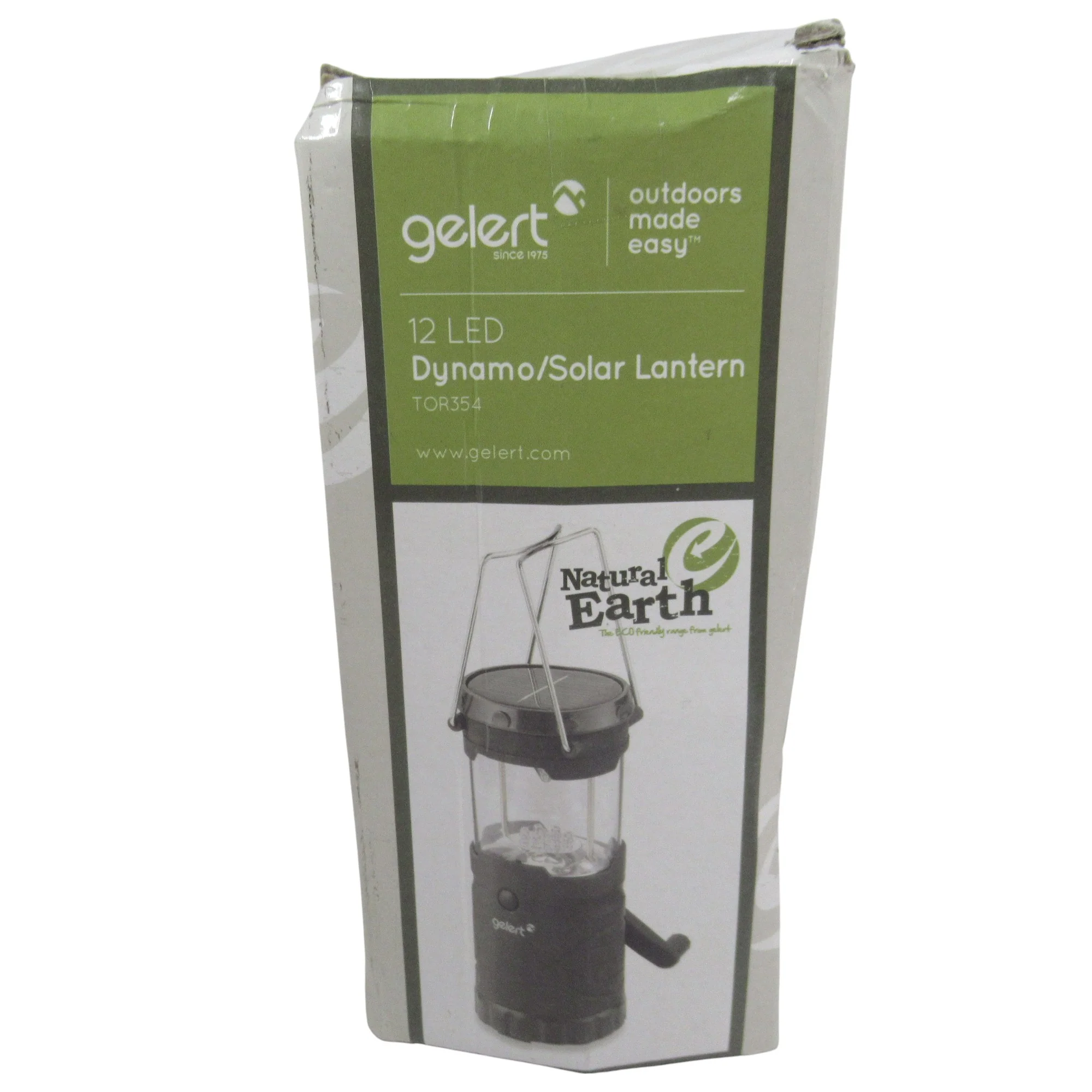 Gelert 12 LED Dynamo/Solar Lantern TOR354 Crank Handle | Pre-loved - Image 2
