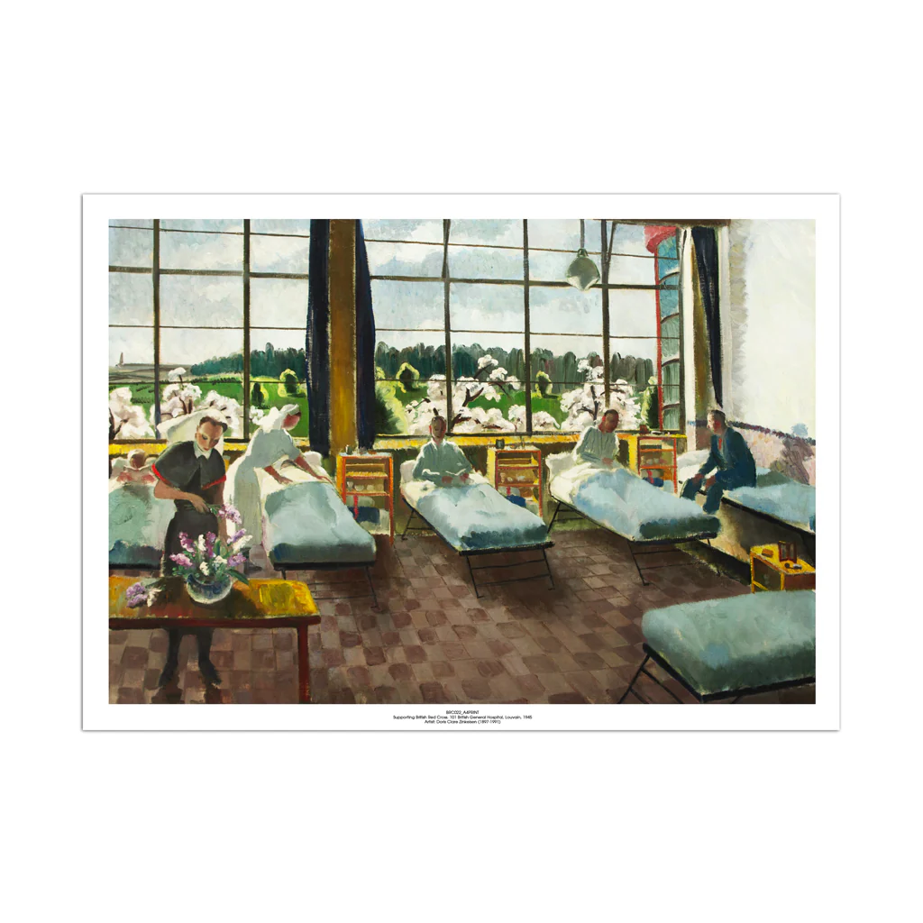 General Hospital | Doris Zinkeisen A3 Print | Heritage Collection - Image 2