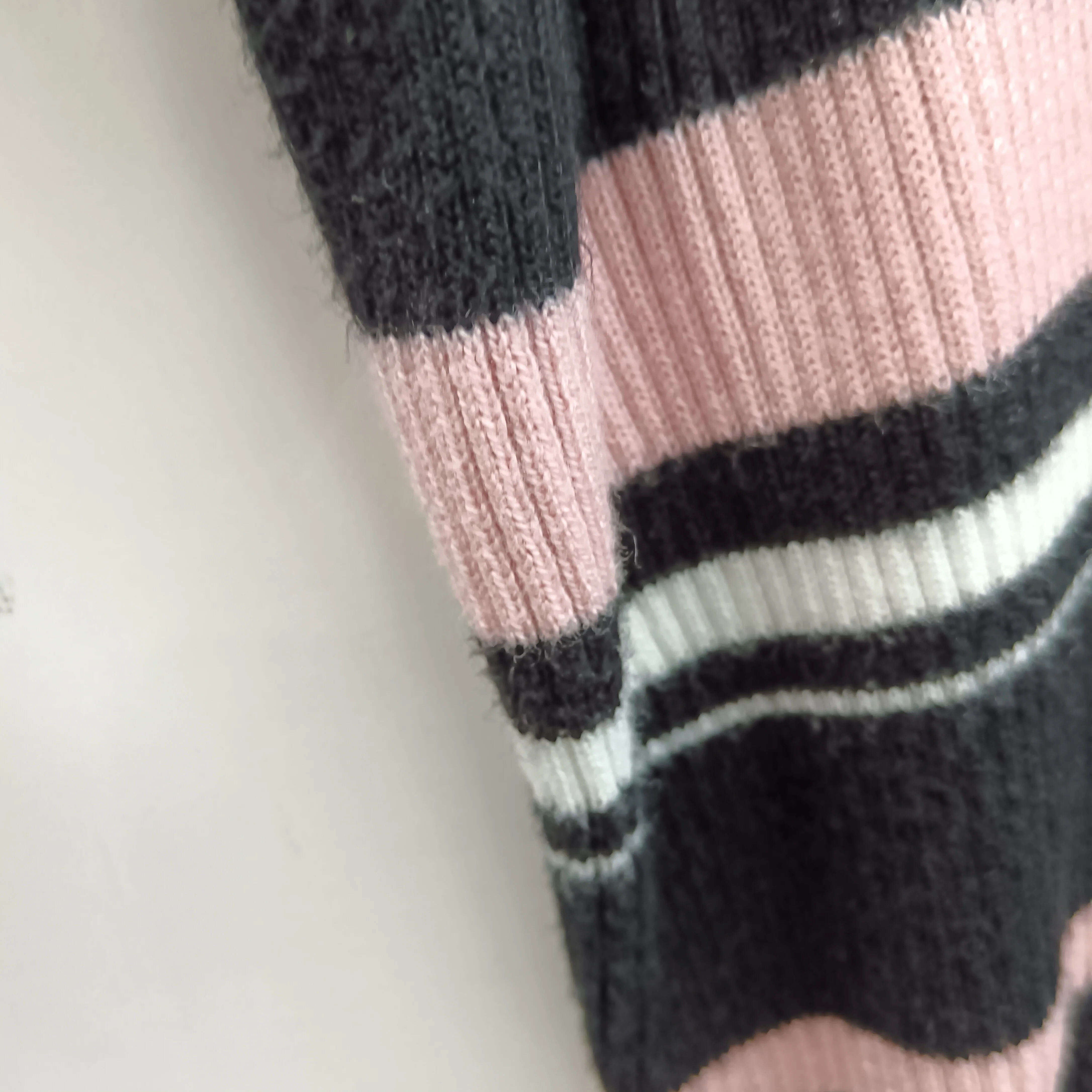George Black Pink White Striped Jumper For Ladies UK 24 Womenswear | Pre-loved - Image 5