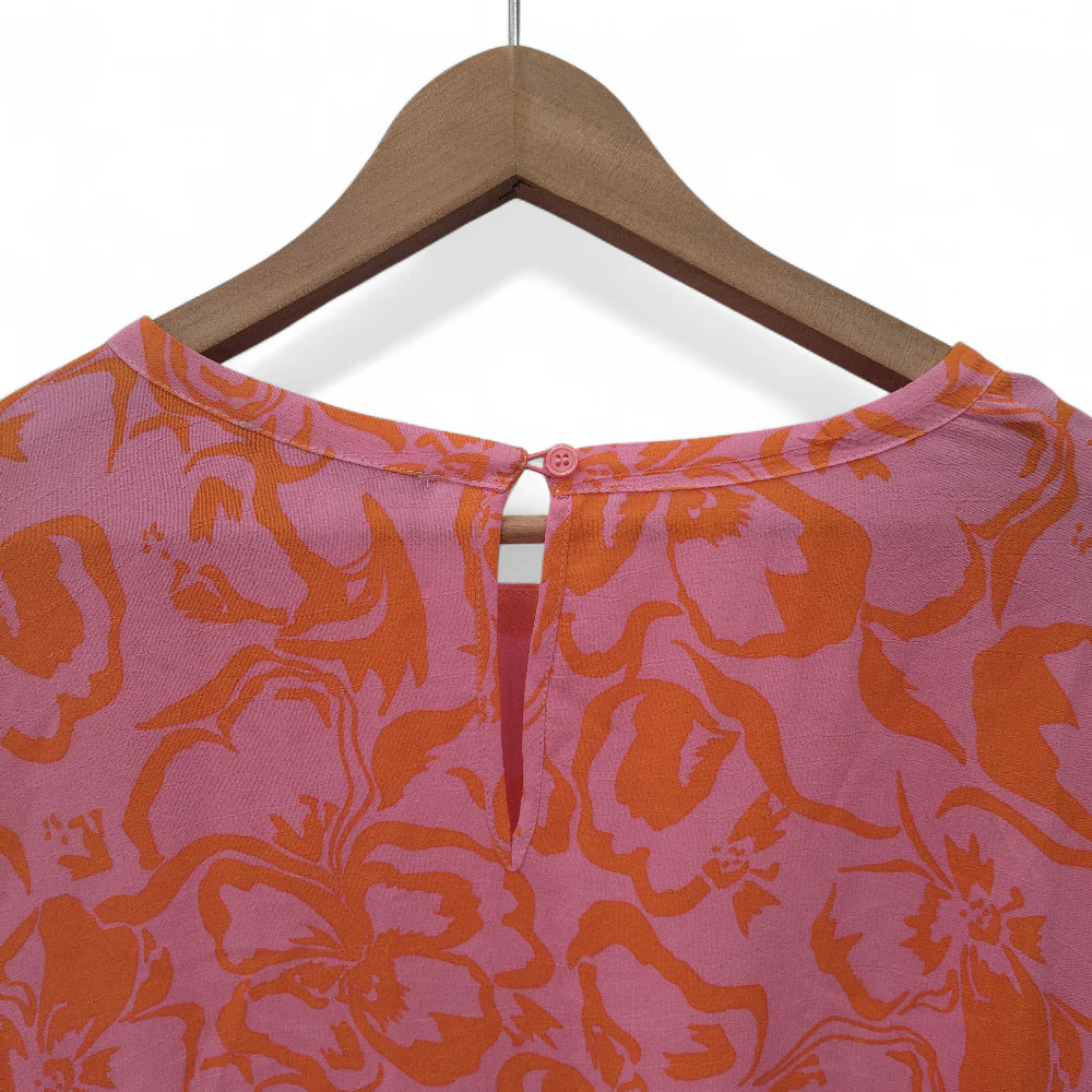 George Top Blouse UK 20 Orange Pink Womenswear | Pre-loved - Image 5
