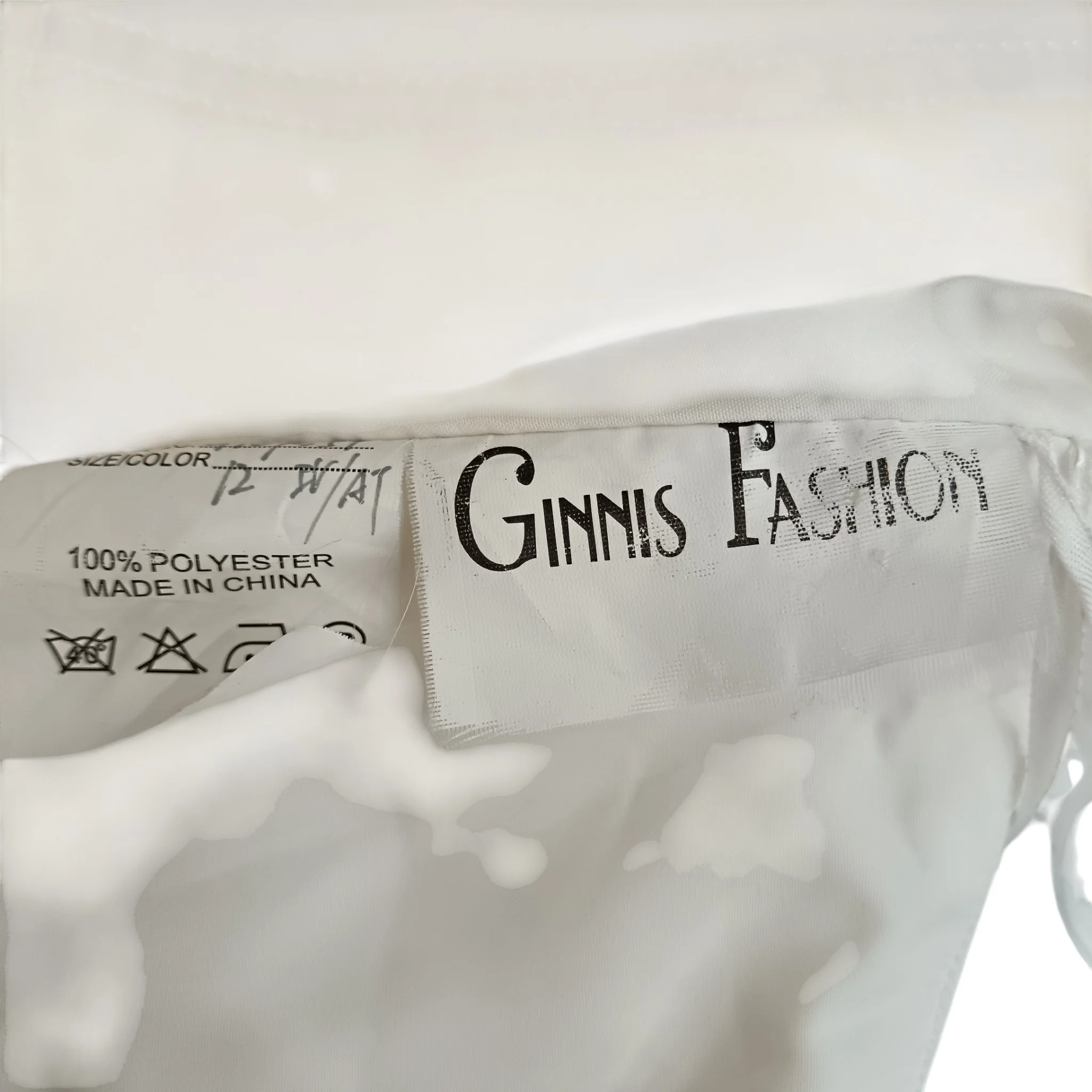 Ginnis Fashion Wedding Hi-Low Ivory Dress Strapless UK 12 Womenswear | Pre-loved - Image 5