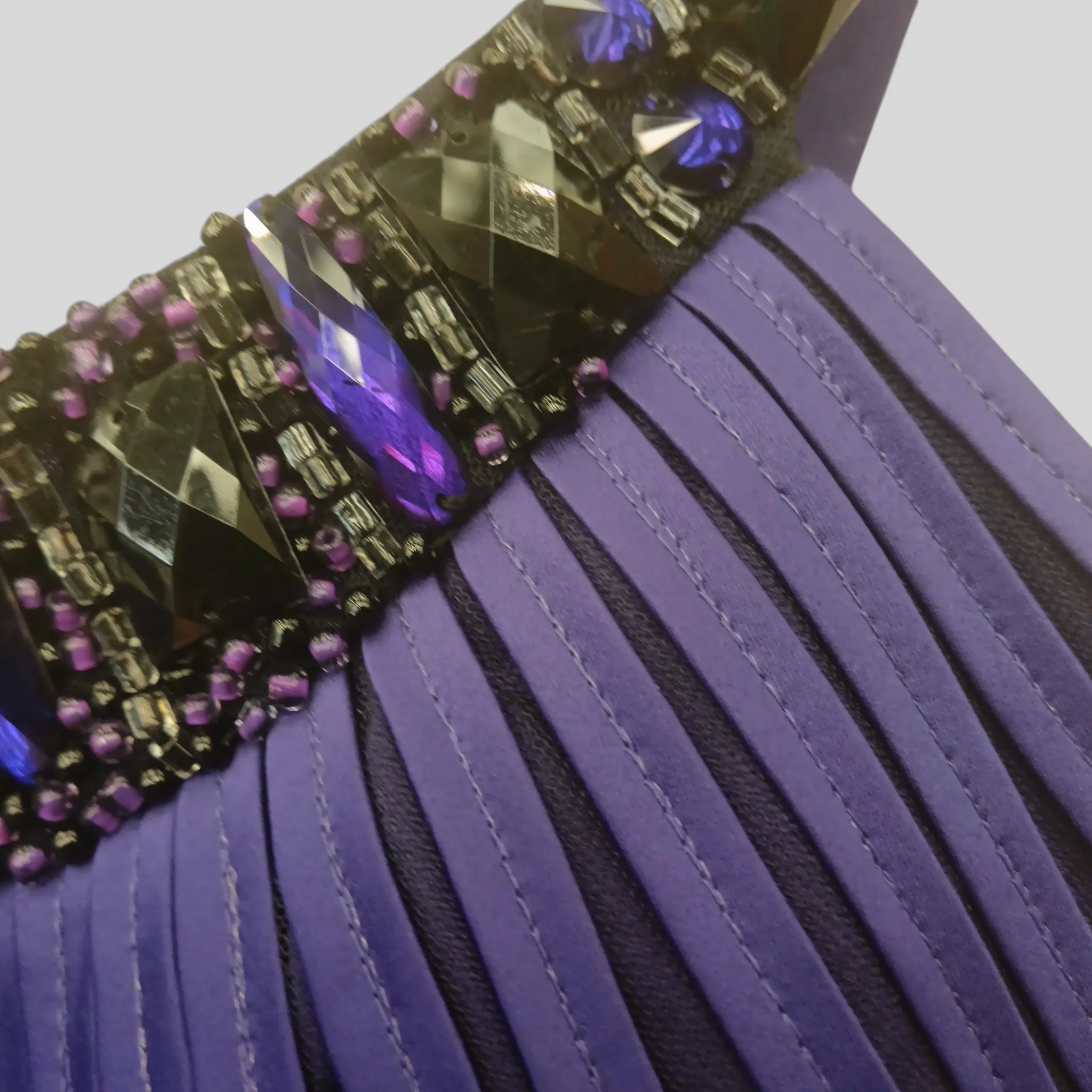 Gino Cerutti Mother of Bride Purple & Black  Dress With Matching Jacket  UK XS  -Tags On Womenswear | Pre-loved - Image 3