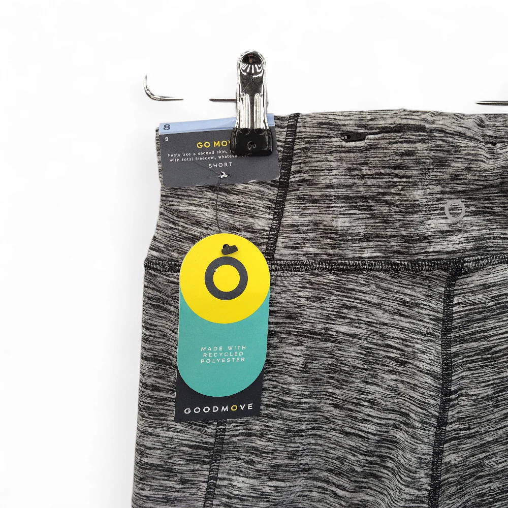 Go Move M&S Gym Shorts UK 8 Grey Marl Womenswear | Pre-loved - Image 3