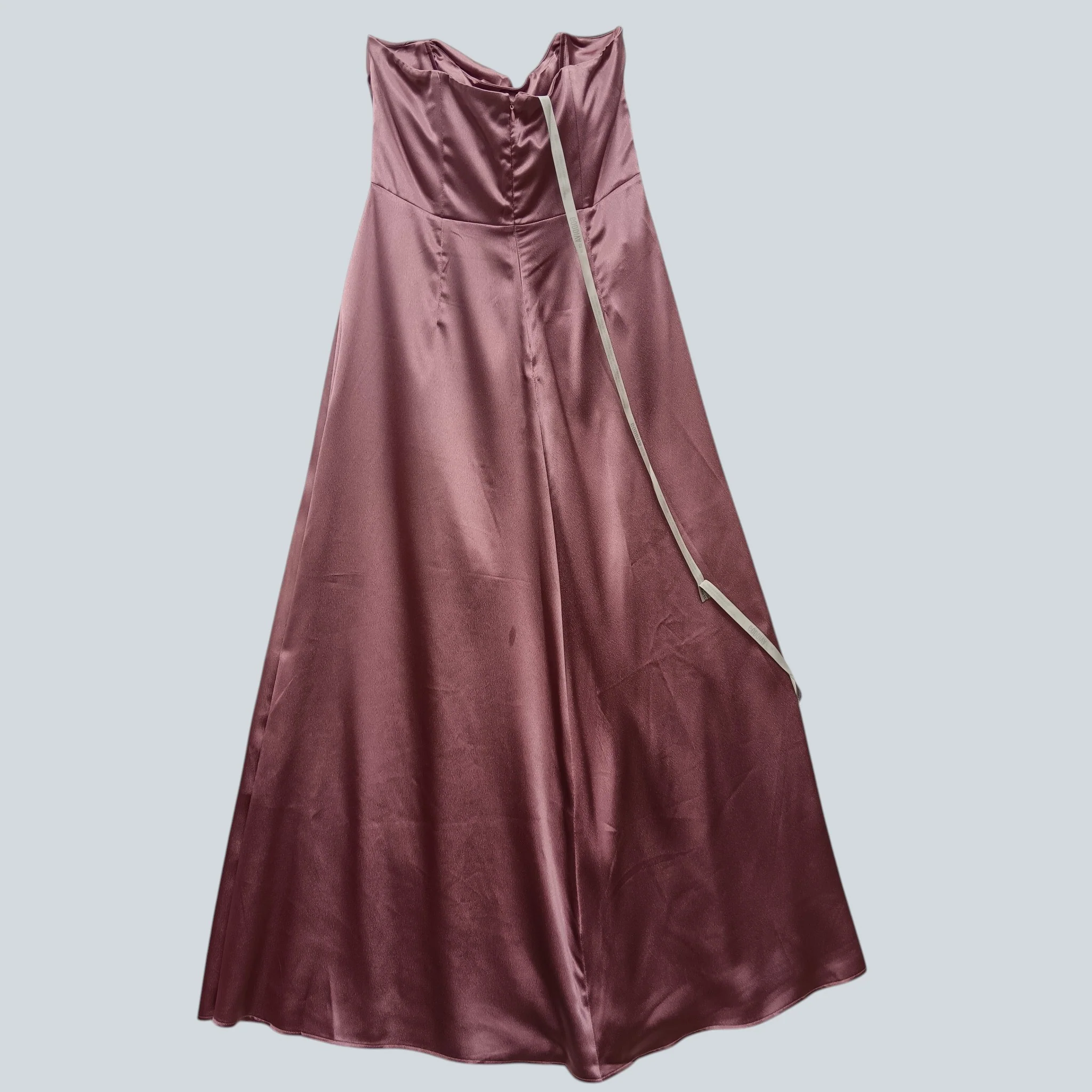 Goddiva London Women's Special Occasion Bridesmaid Wrap Style  Dress Satin Mauve UK 14 - Tags On - Womenswear | Pre-loved - Image 2